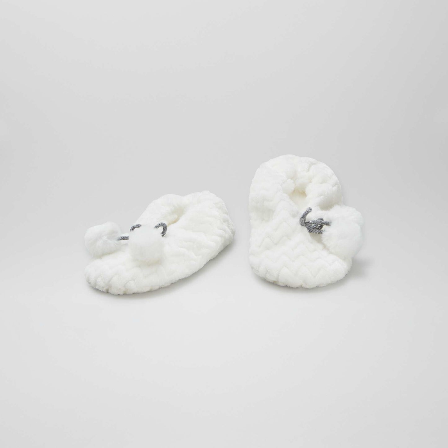 Fleece slippers BEIGE