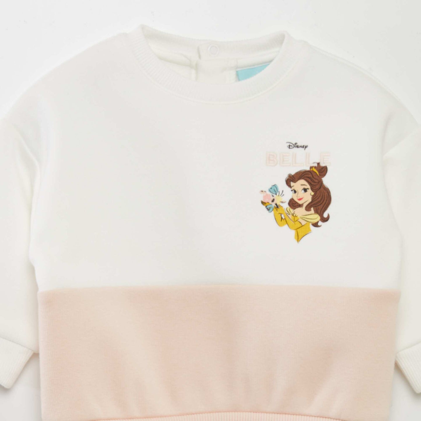 Belle two-tone sweatshirt WHITE