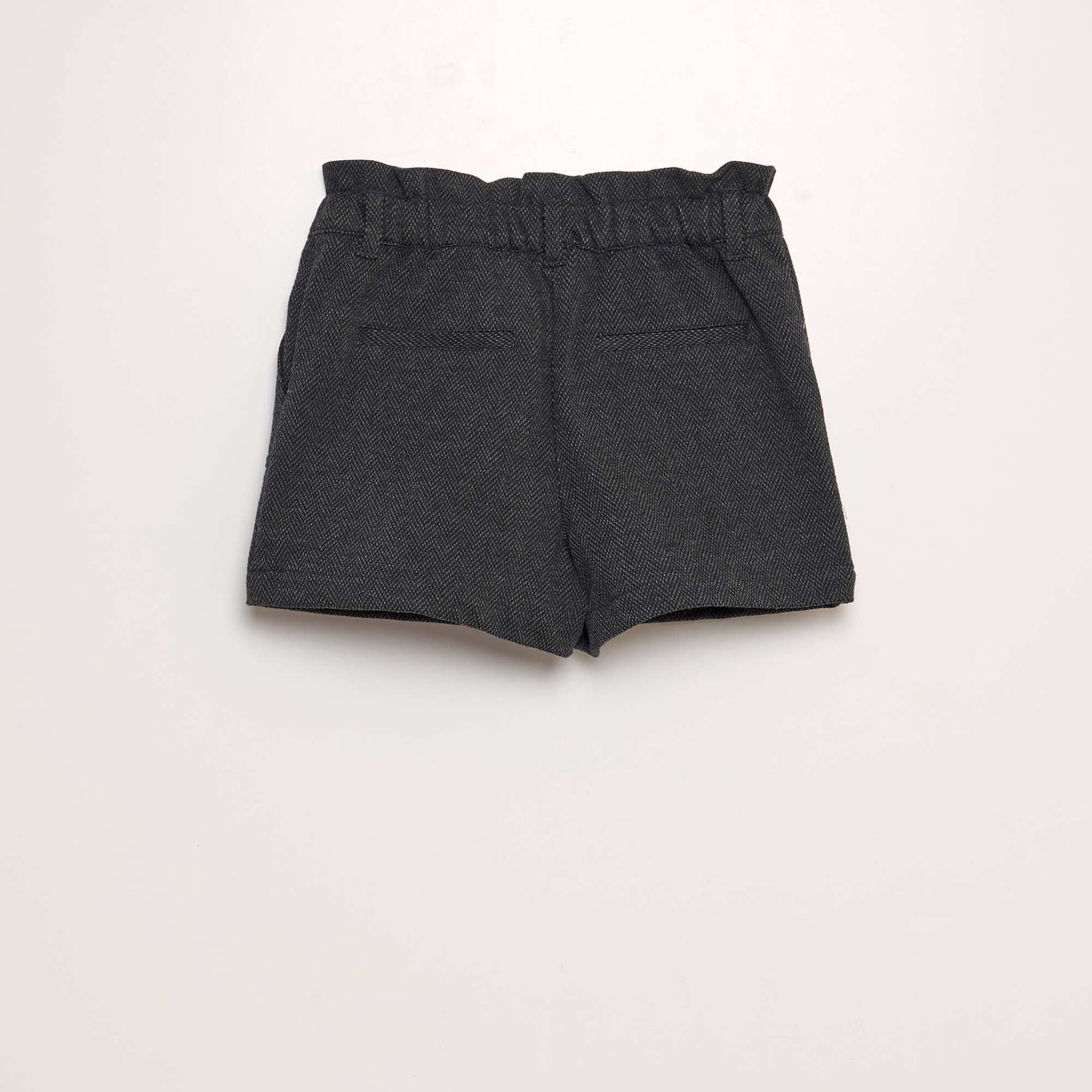 Herringbone-patterned shorts GREY