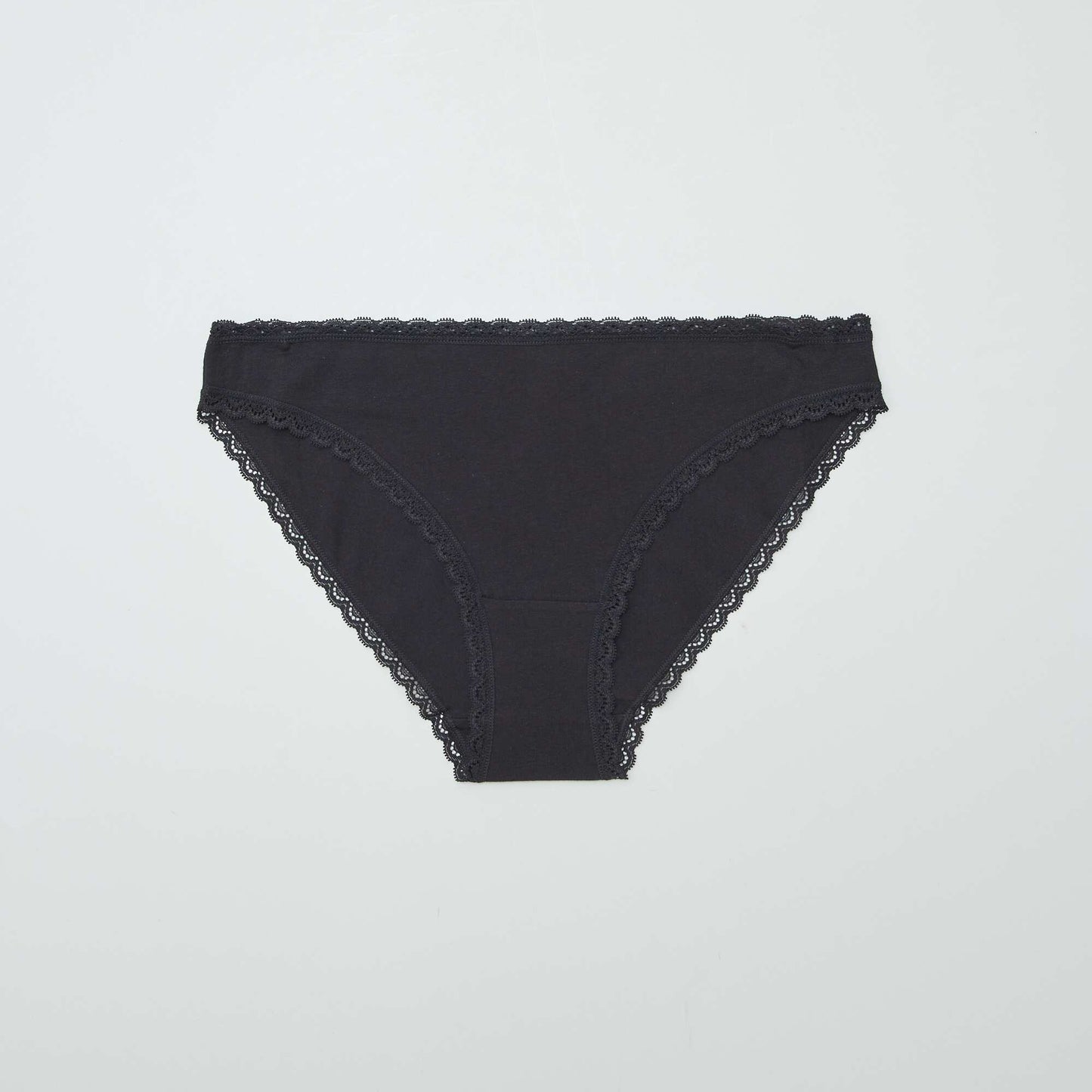 Pack of 2 cotton briefs black