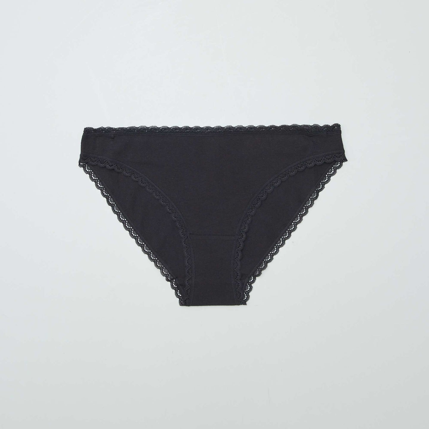 Pack of 2 cotton briefs black