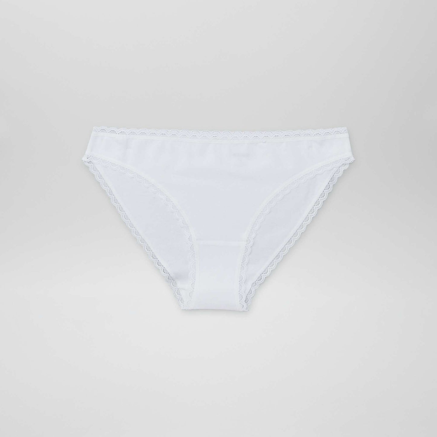 Pack of 2 cotton briefs white