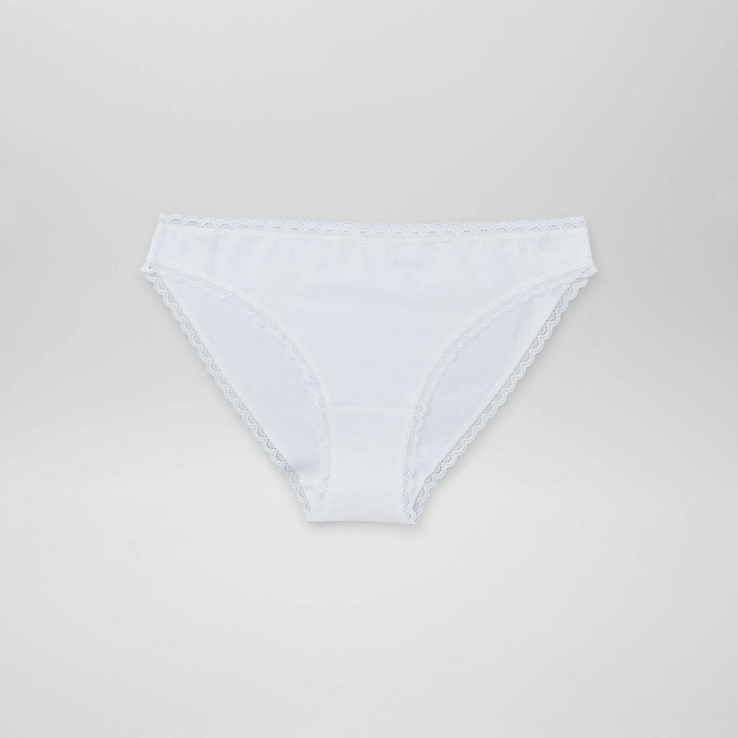 Pack of 2 cotton briefs white