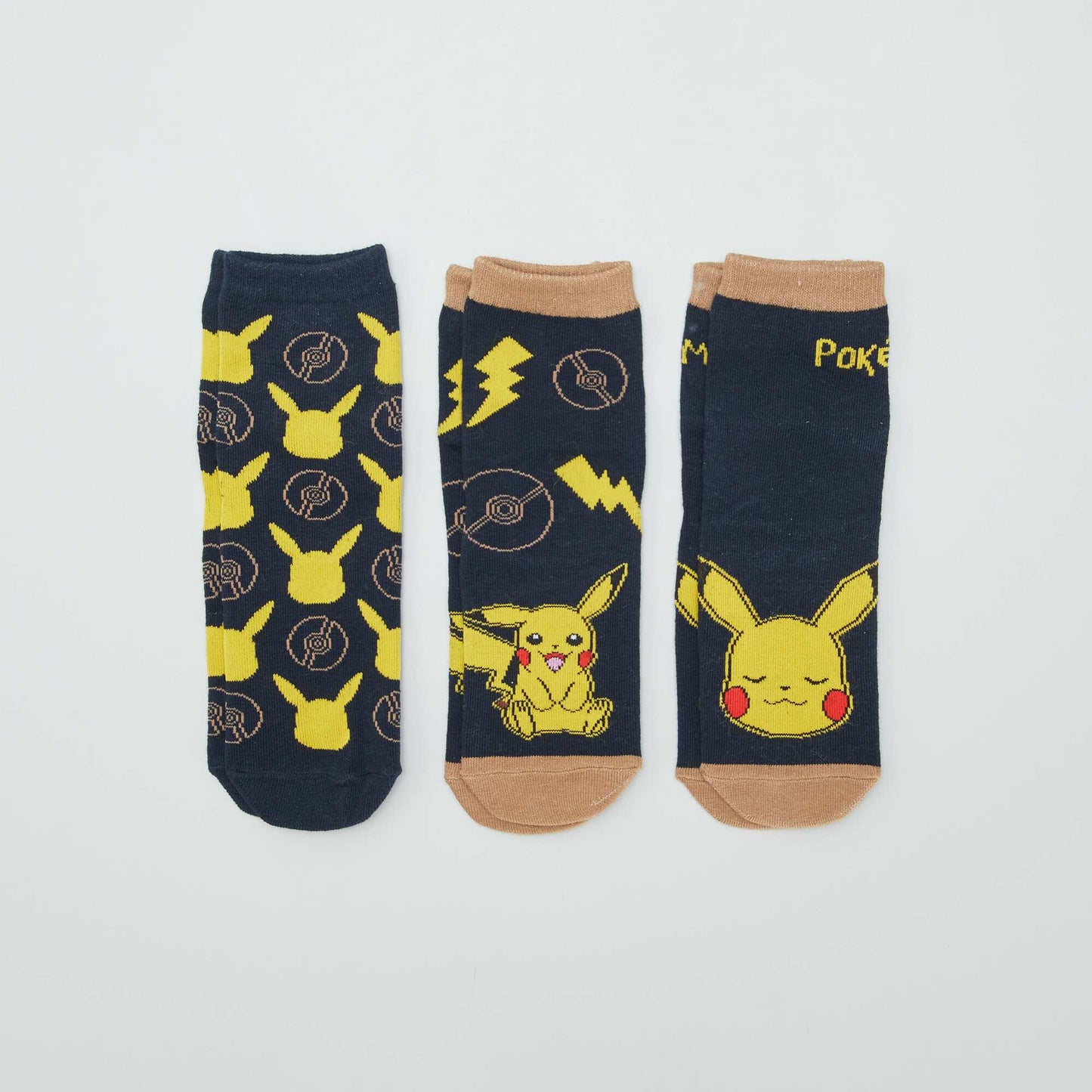 'Pokémon' socks - Pack of 3 BLUE