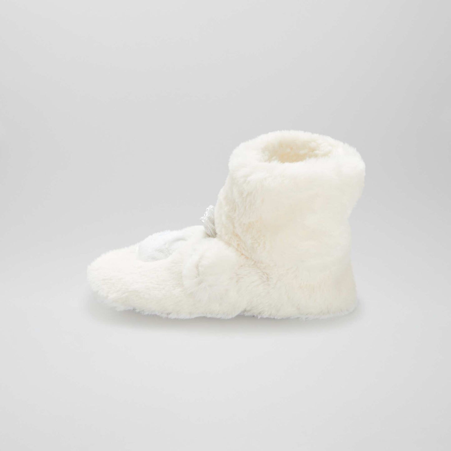 Christmas slippers - Bear WHITE