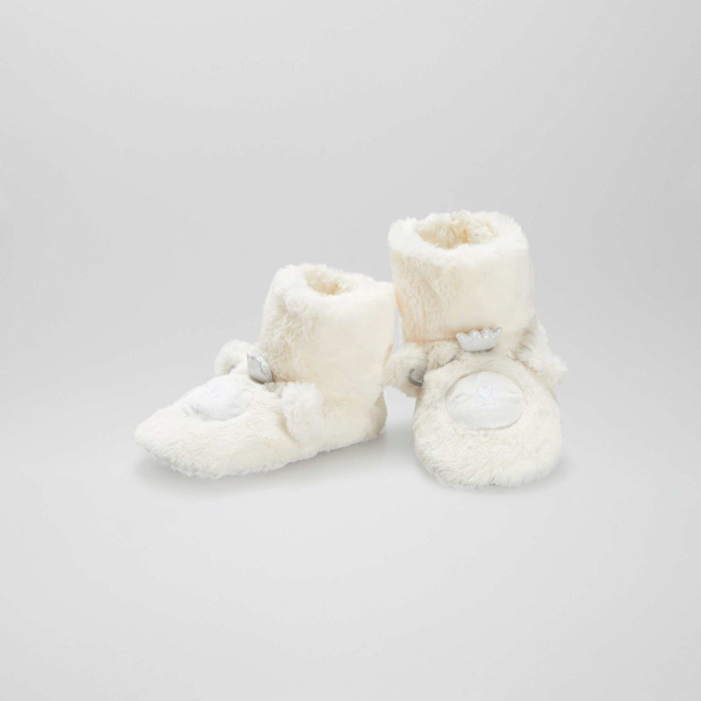 Christmas slippers - Bear WHITE