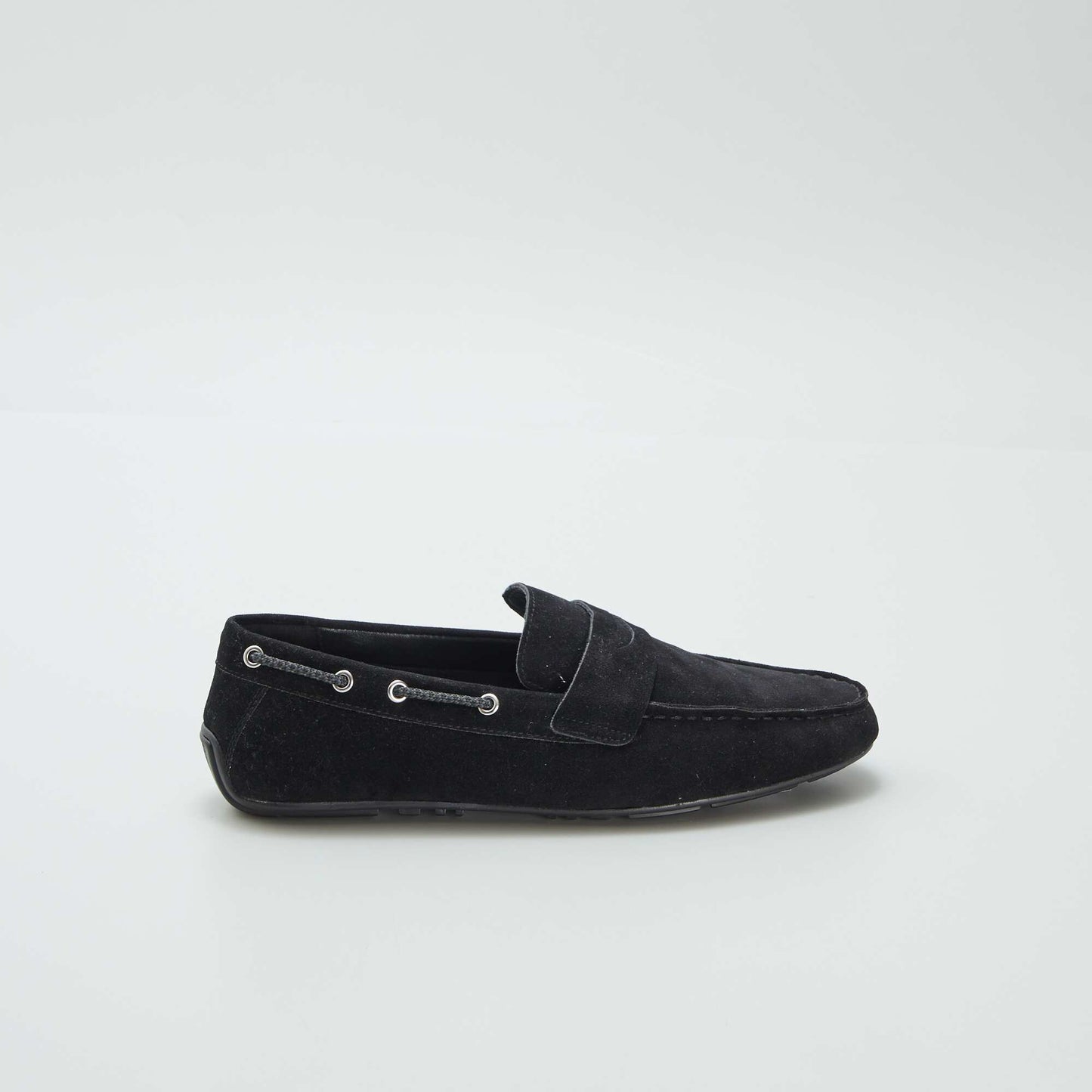 Loafer deck shoes BLACK