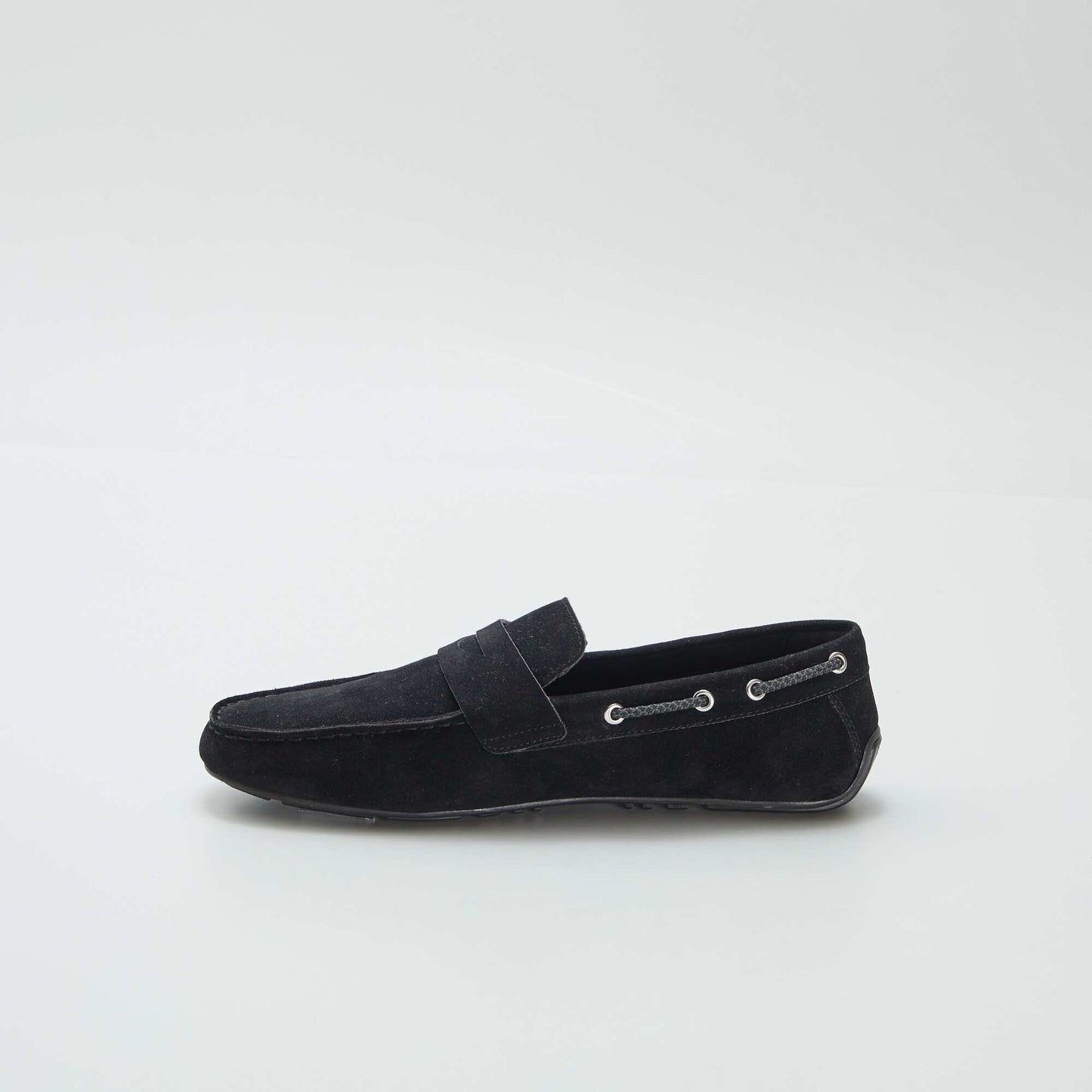 Loafer deck shoes BLACK