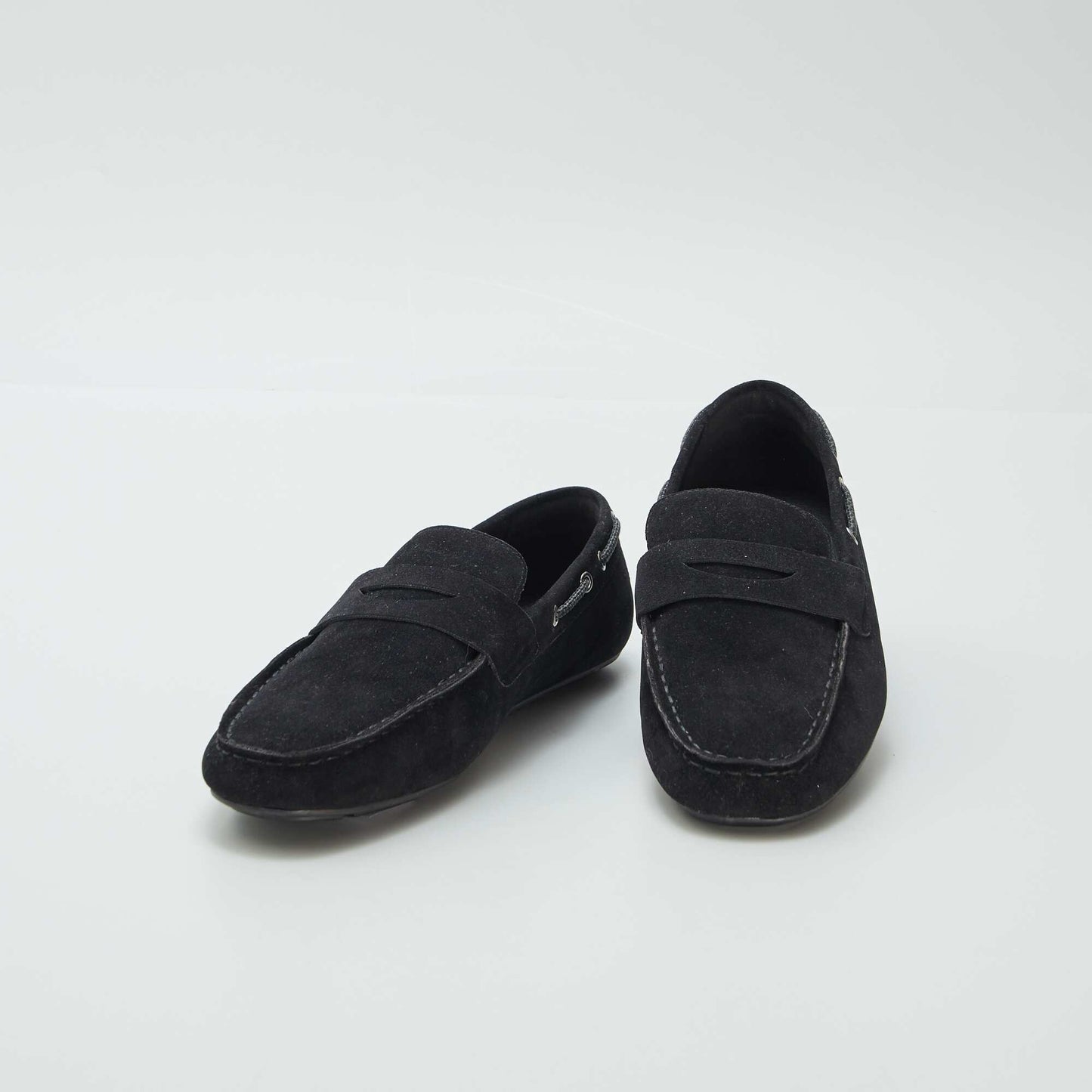 Loafer deck shoes BLACK