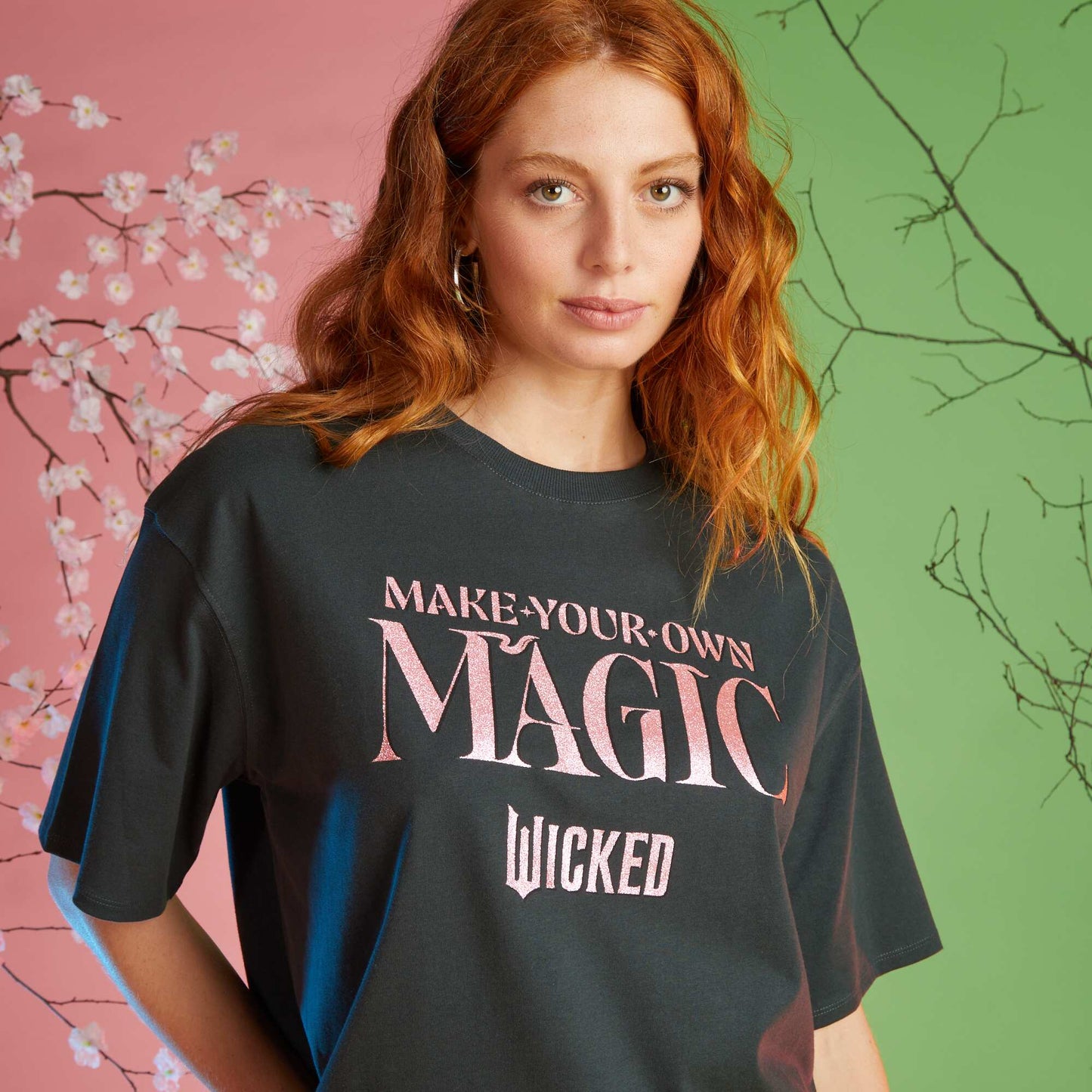 Wicked print T-shirt BLACK