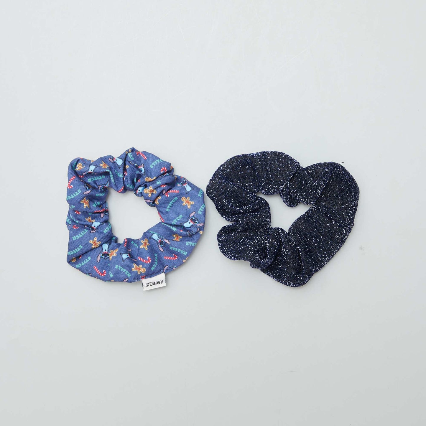 Christmas Stitch scrunchies - Pack of 2 BLUE