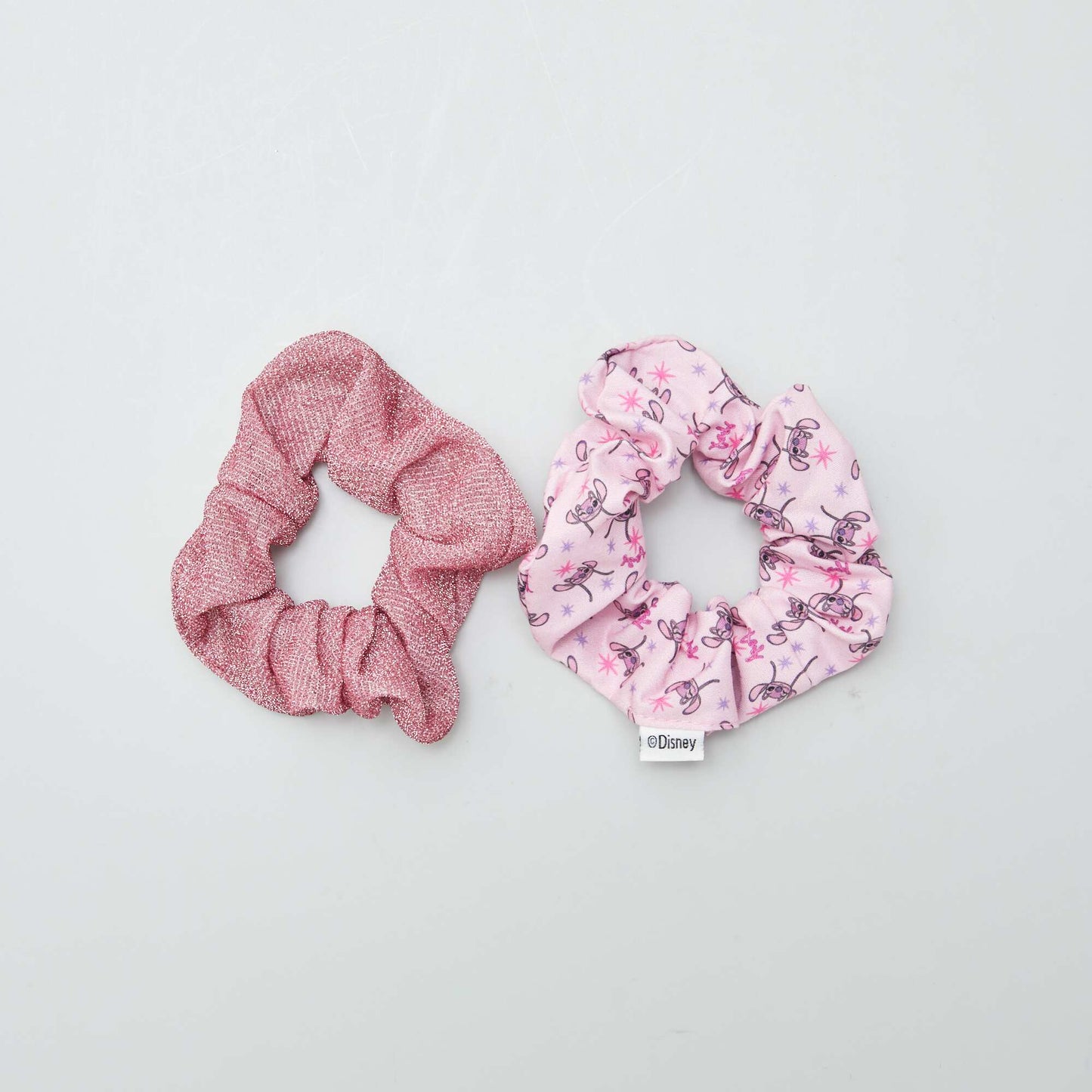 Christmas Stitch scrunchies - Pack of 2 PINK