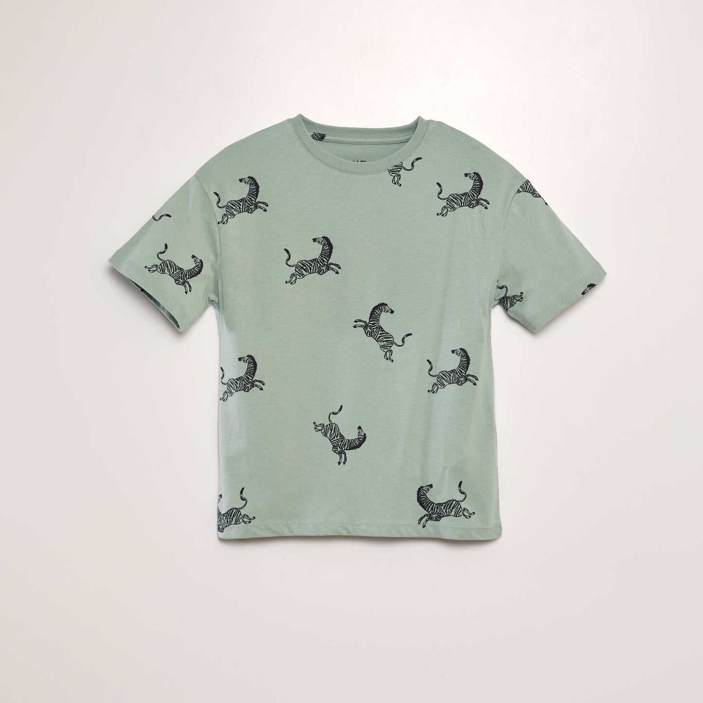 Roomy short-sleeved T-shirt GREEN