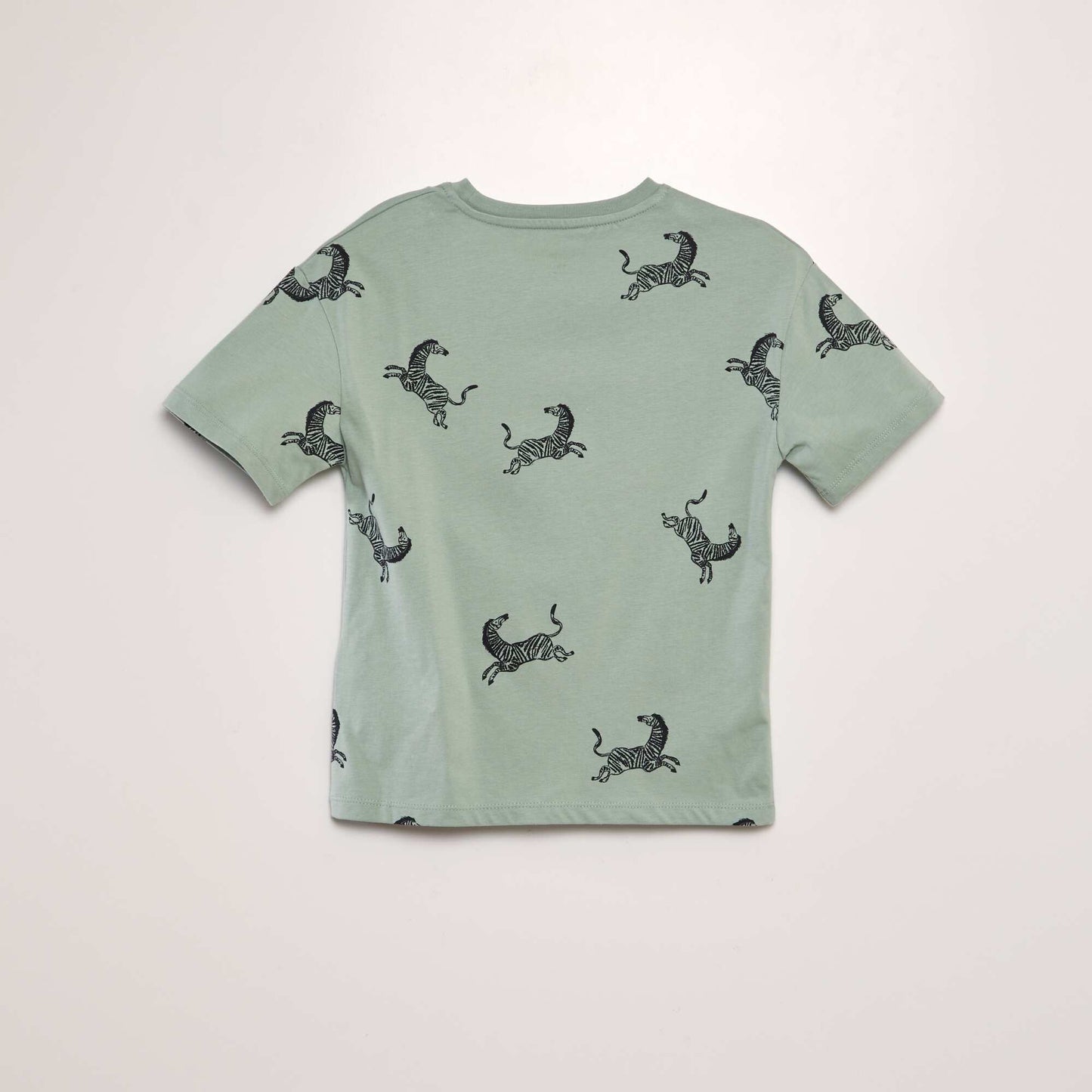 Roomy short-sleeved T-shirt GREEN