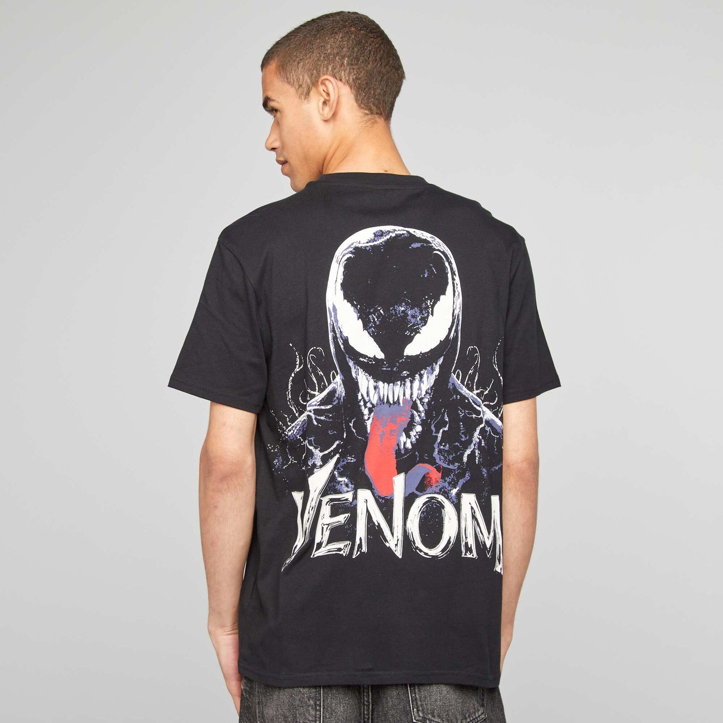 Venom printed T-shirt BLACK