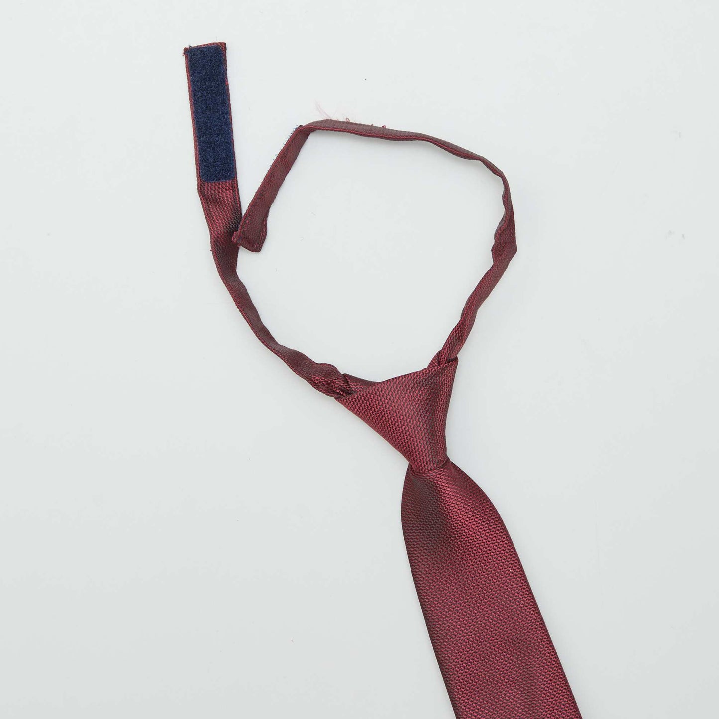 Plain satin tie RED