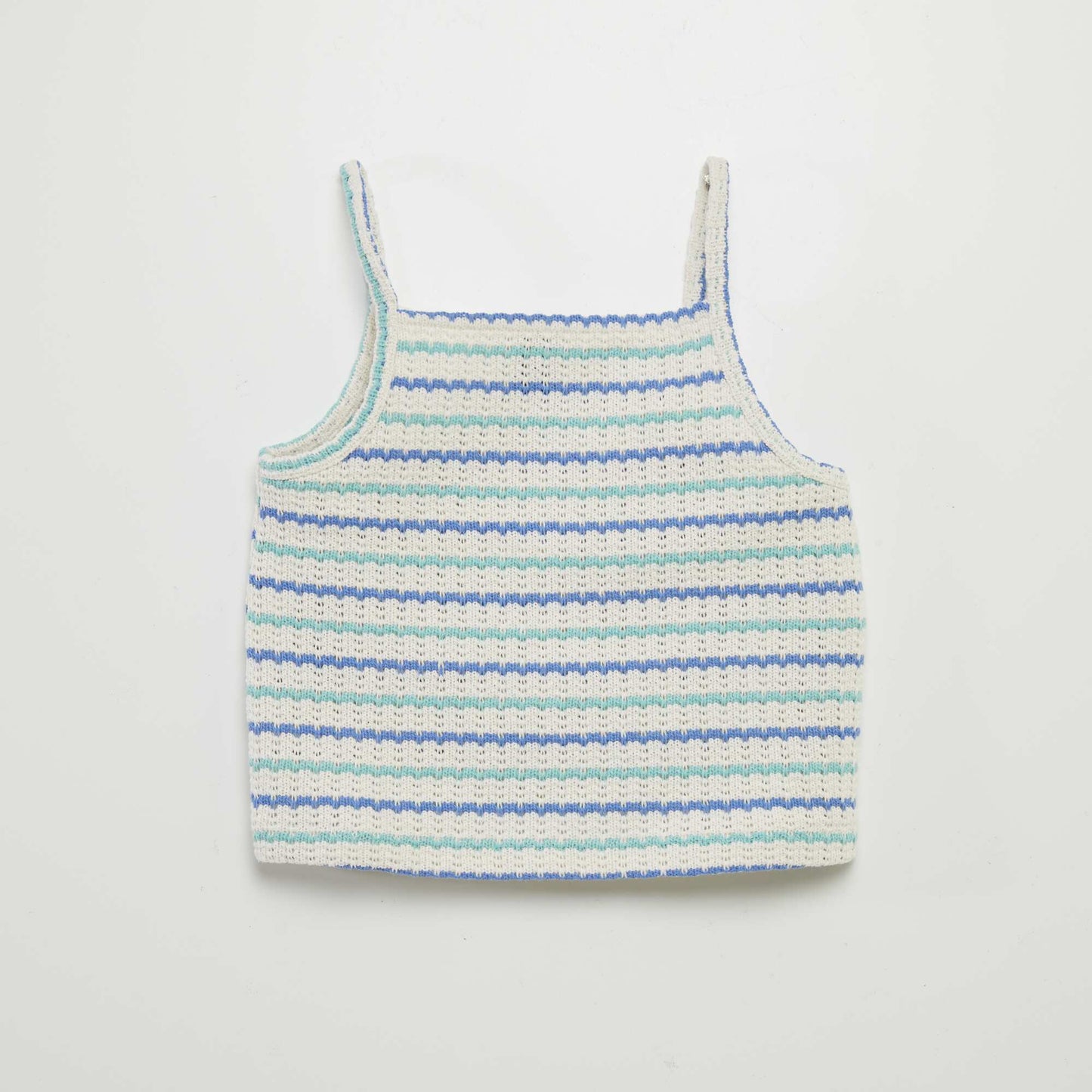 Crochet vest top WHITE