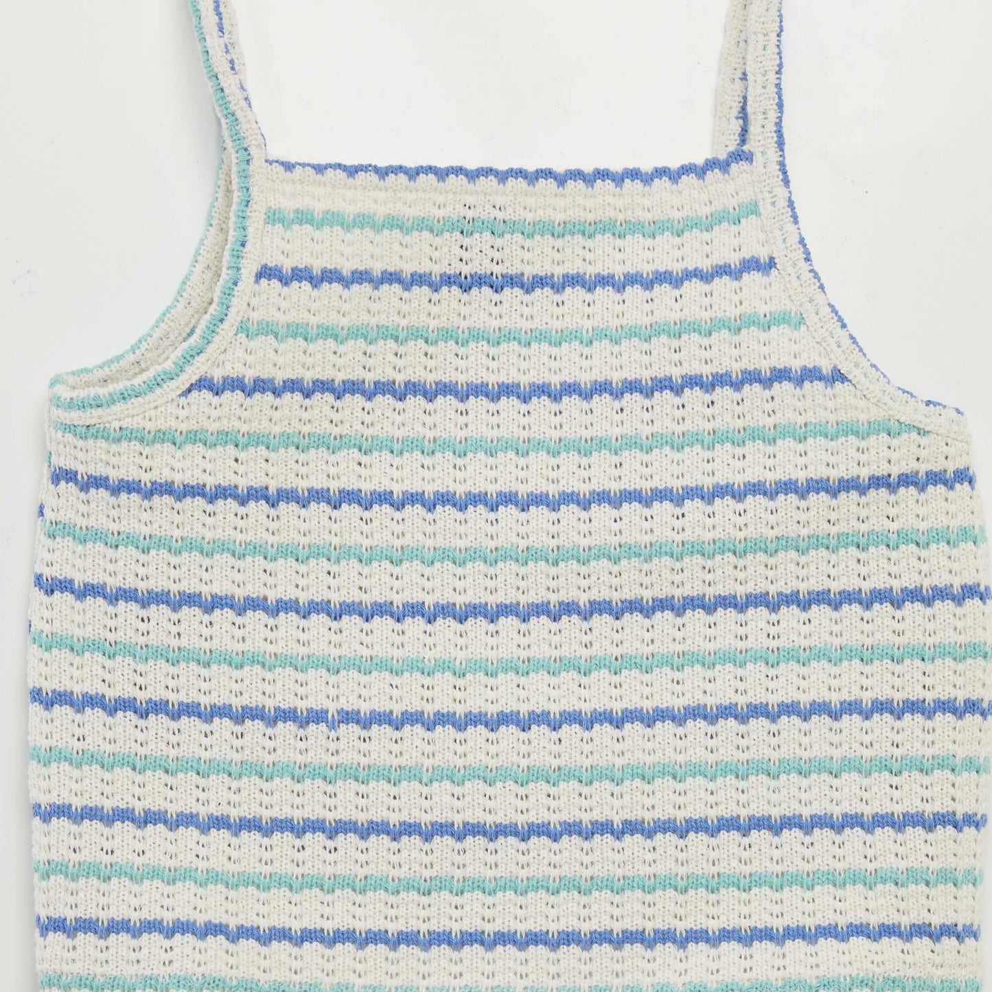 Crochet vest top WHITE