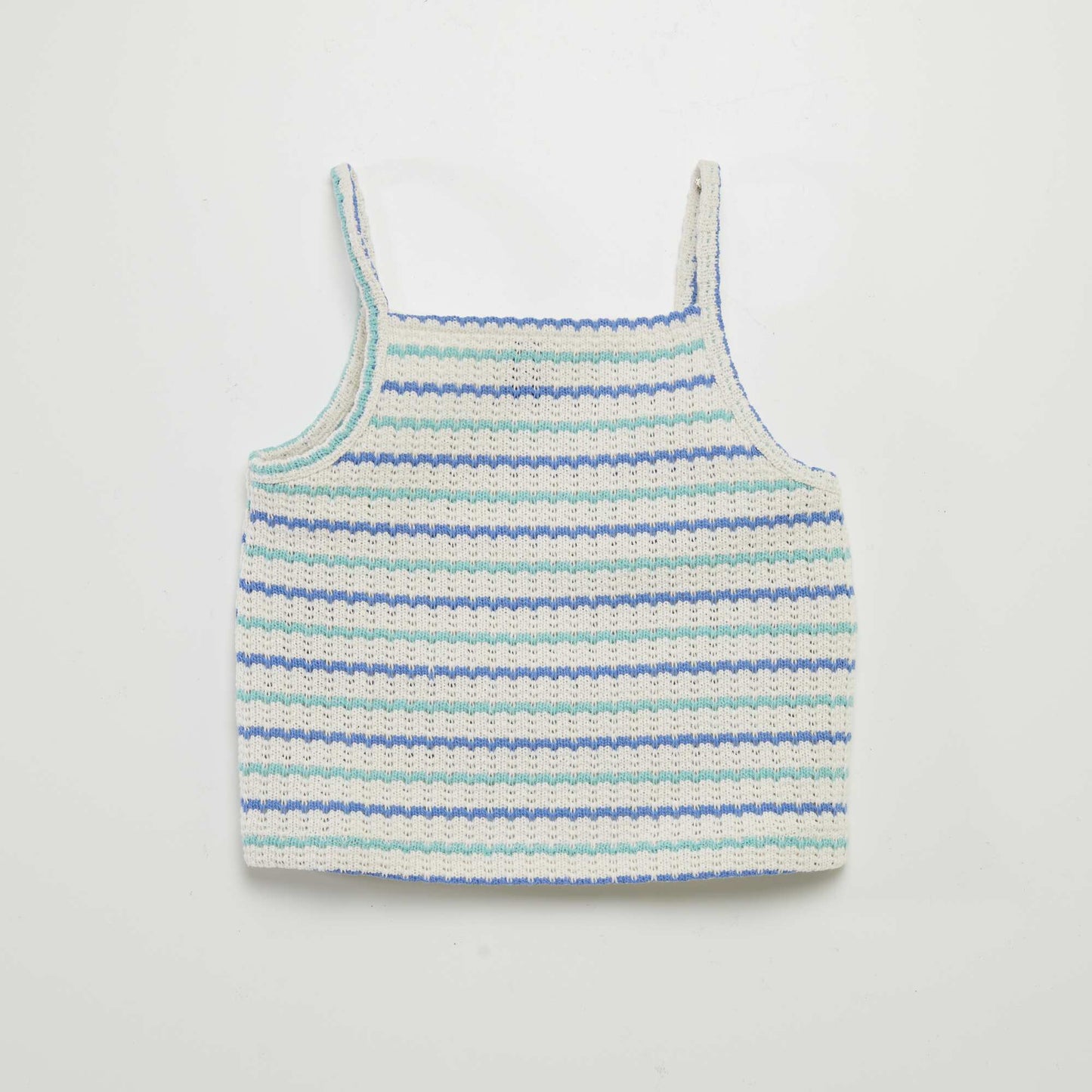 Crochet vest top WHITE