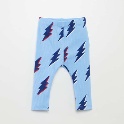 سروال ضيق مطبوع - إصدار غرابيك أزرق - أزرق مطبوع