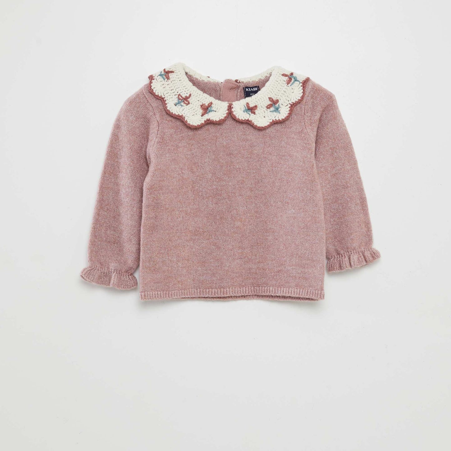 Jumper with Peter Pan collar PINK