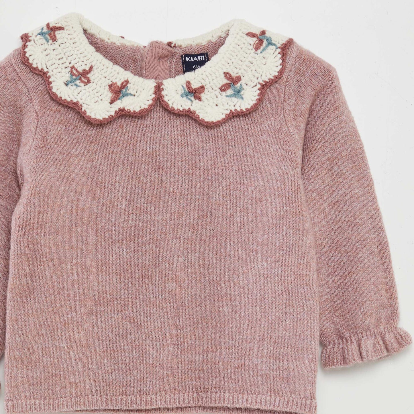 Jumper with Peter Pan collar PINK