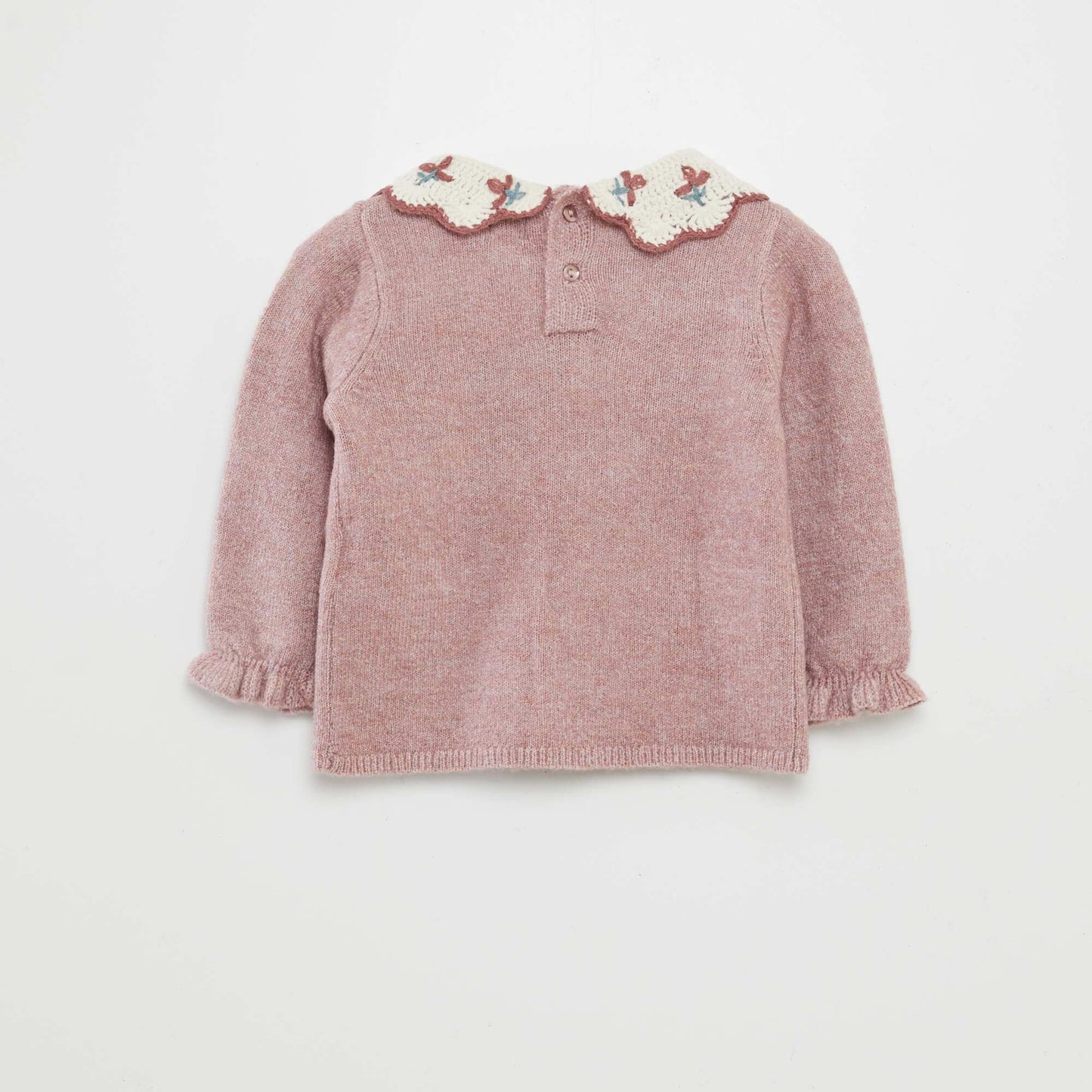 Jumper with Peter Pan collar PINK