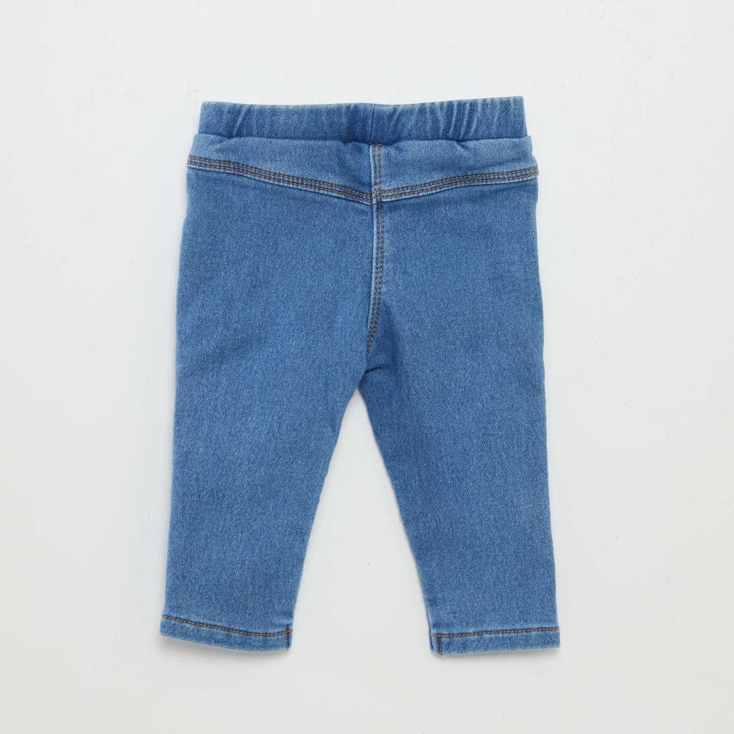 Stretch denim jeggings BLUE