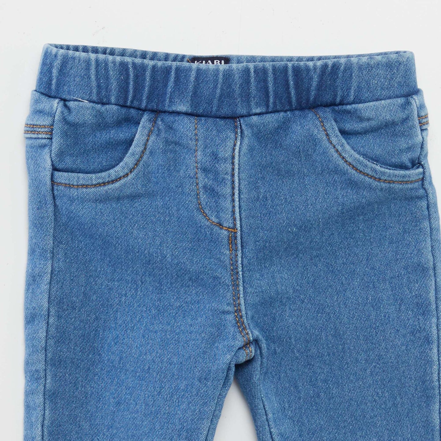 Stretch denim jeggings BLUE