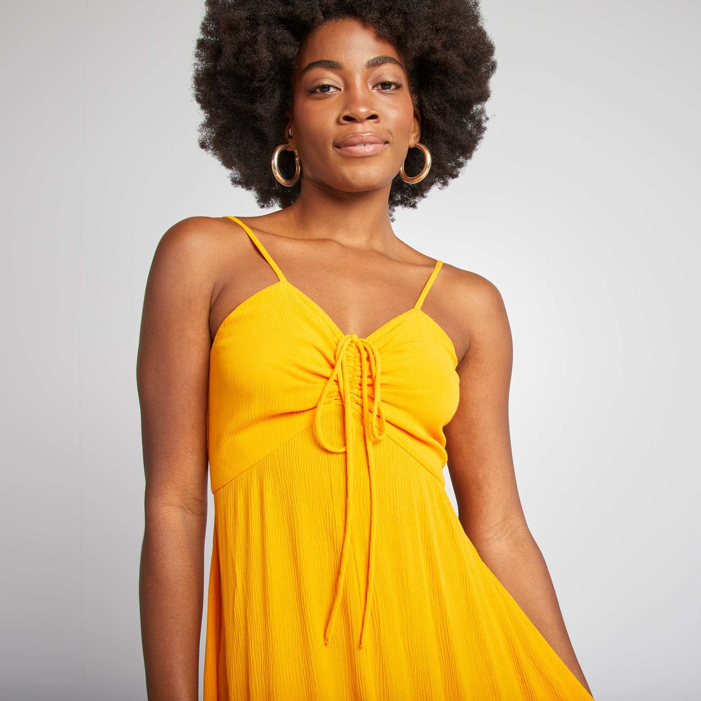 Long floral dress YELLOW
