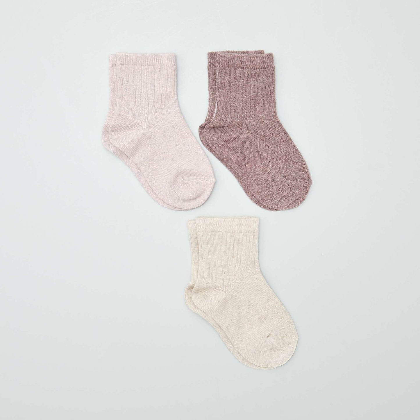 Pack of 3 pairs of socks PINK