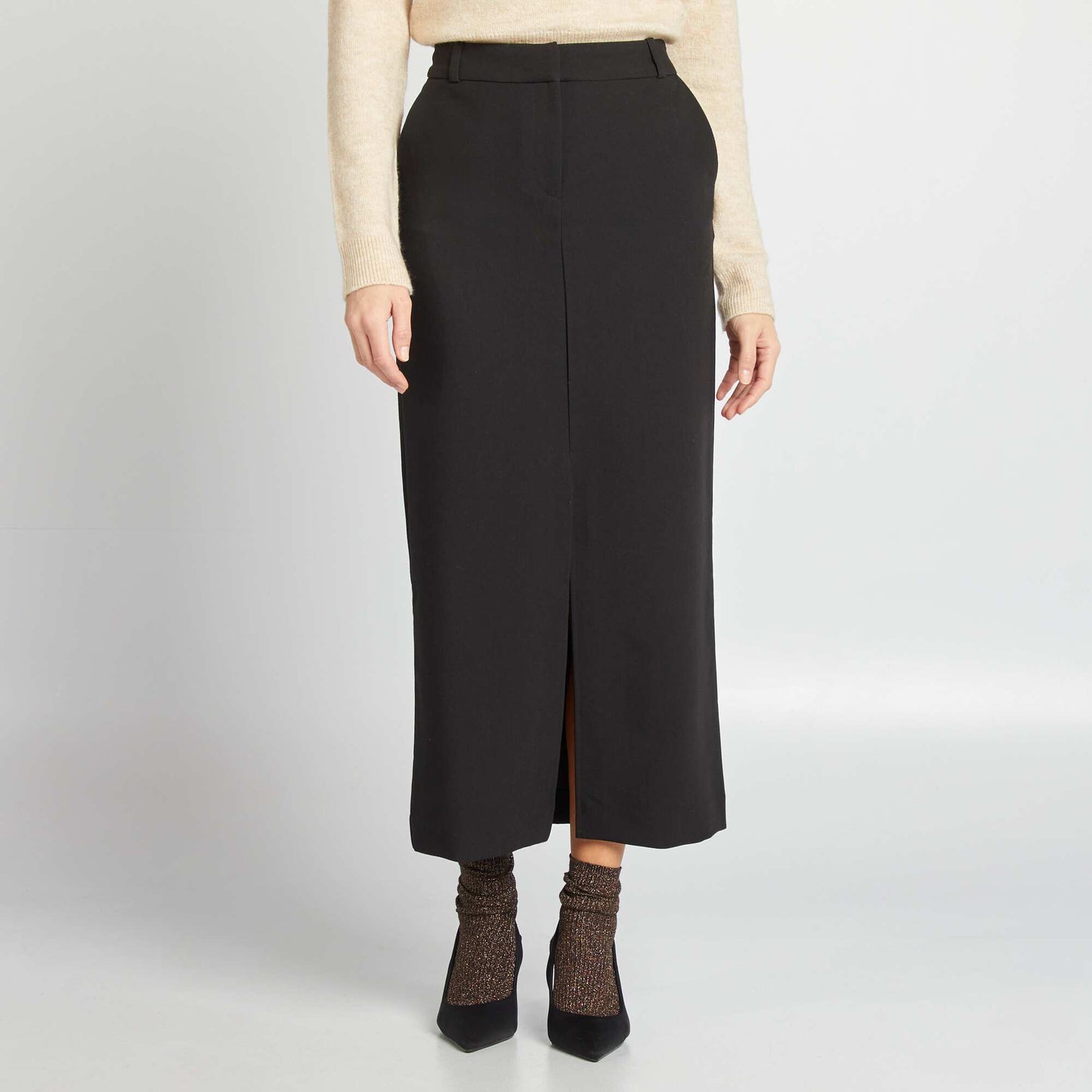 Midi skirt black