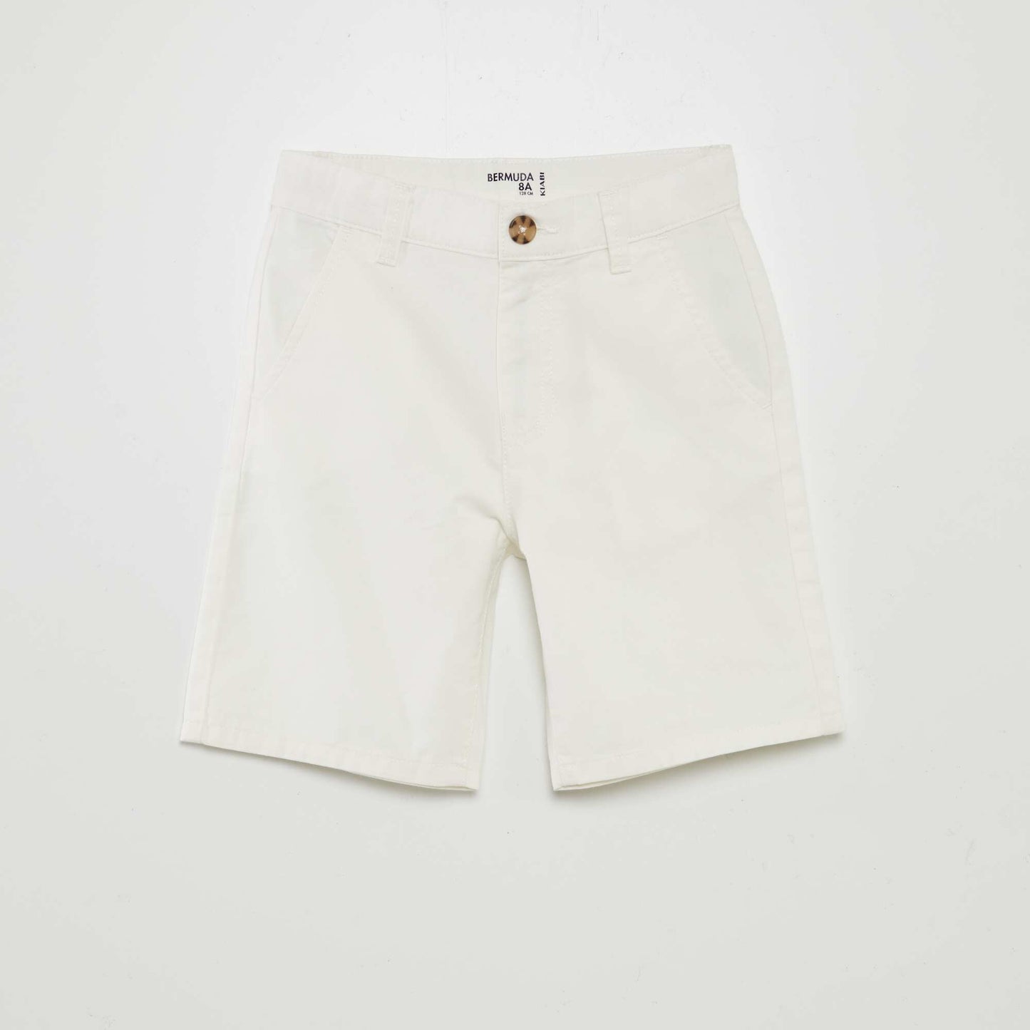 Chino Bermuda shorts WHITE