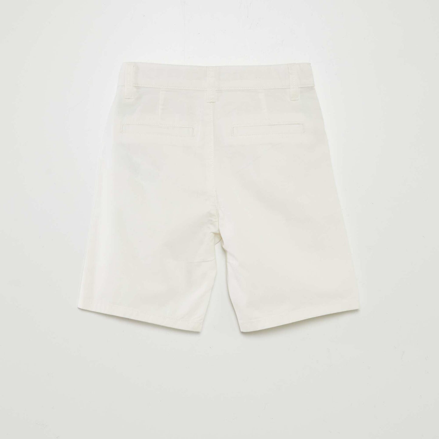 Chino Bermuda shorts WHITE