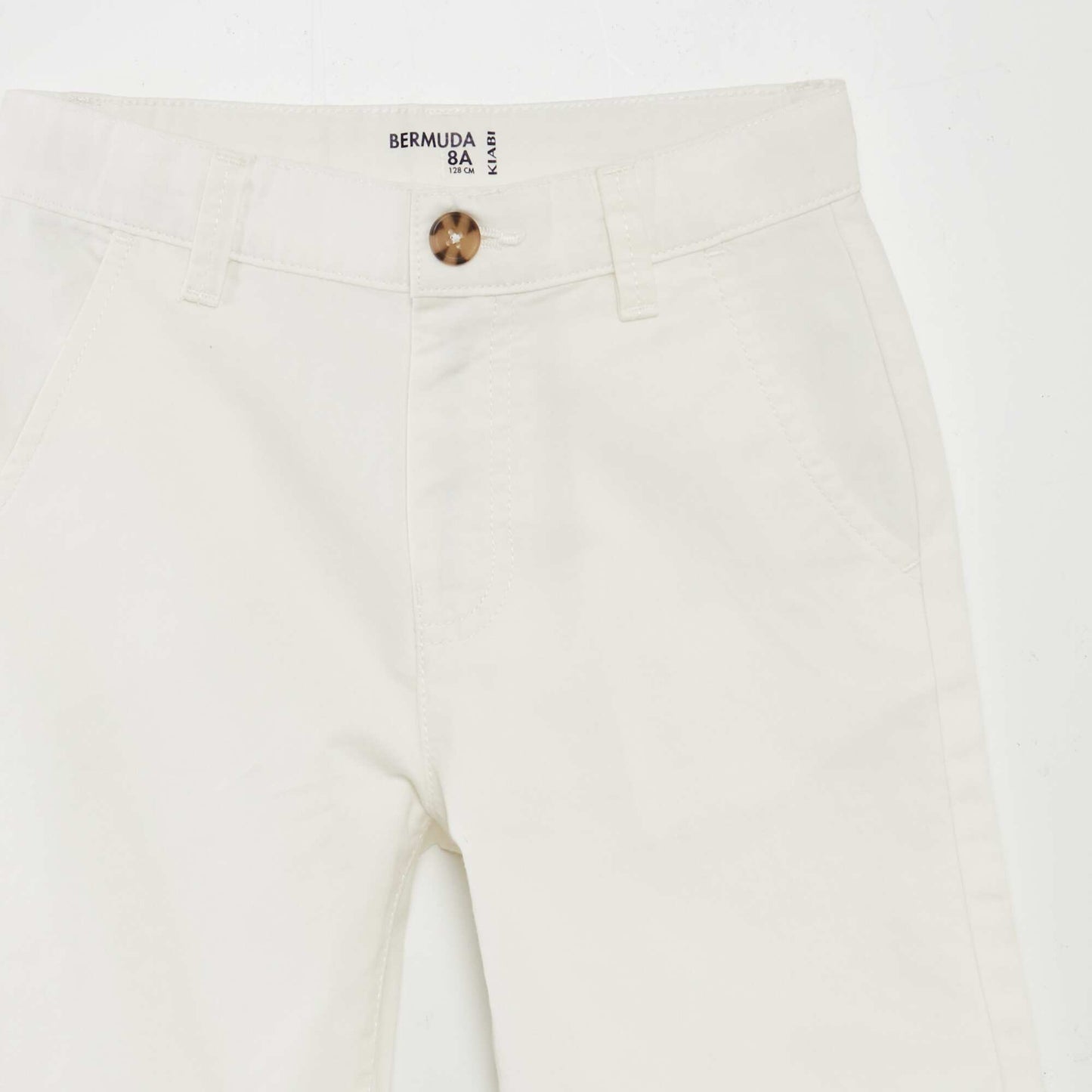 Chino Bermuda shorts WHITE