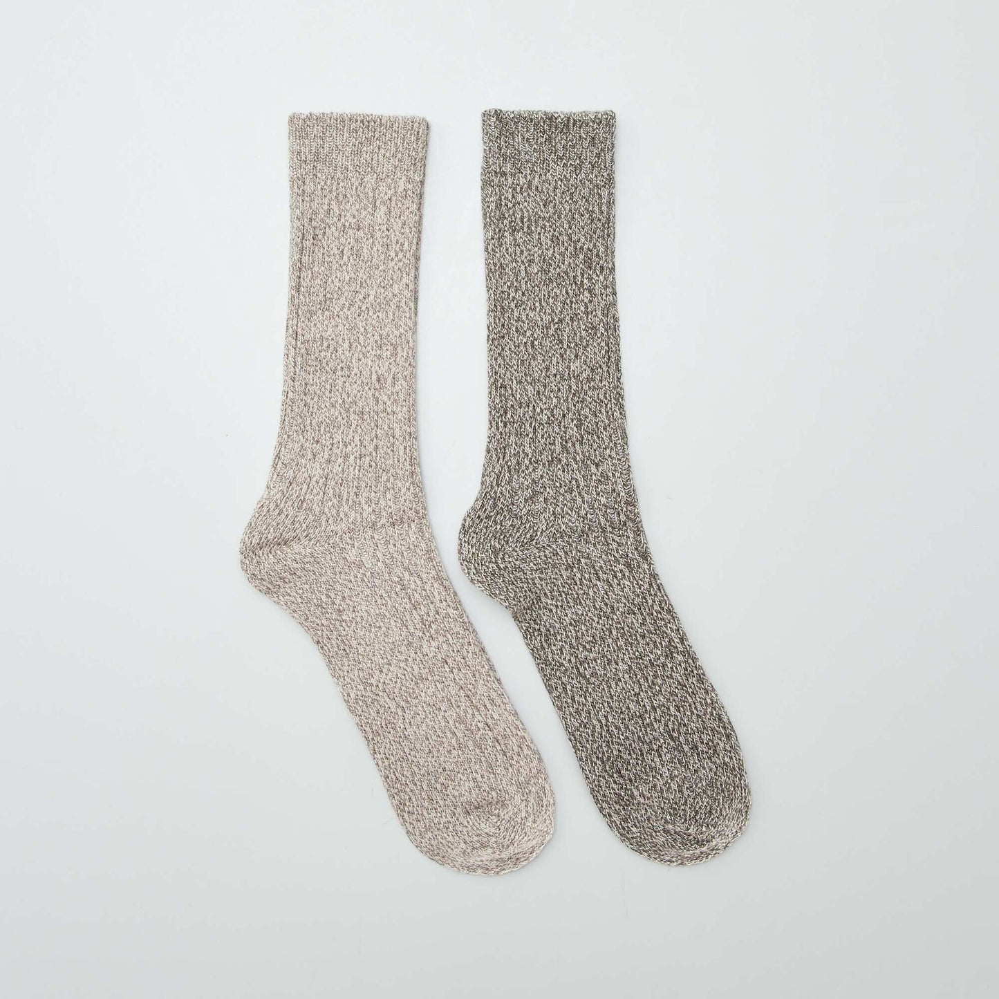 Mouliné knit socks GREY