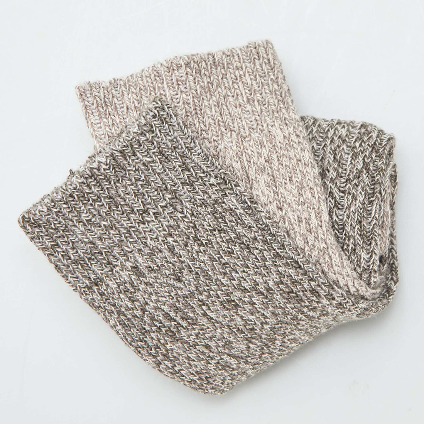 Mouliné knit socks GREY