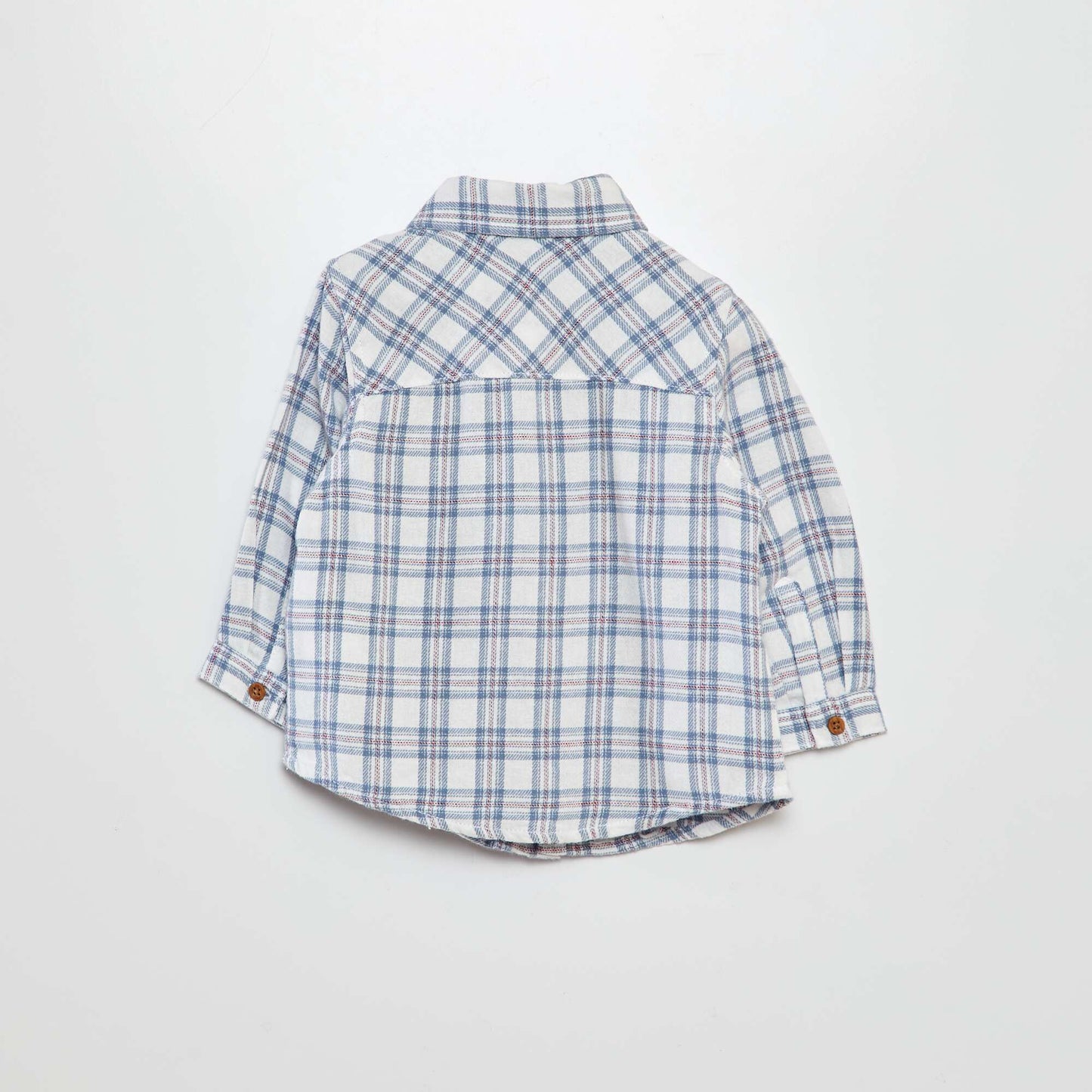 Flannel shirt WHITE