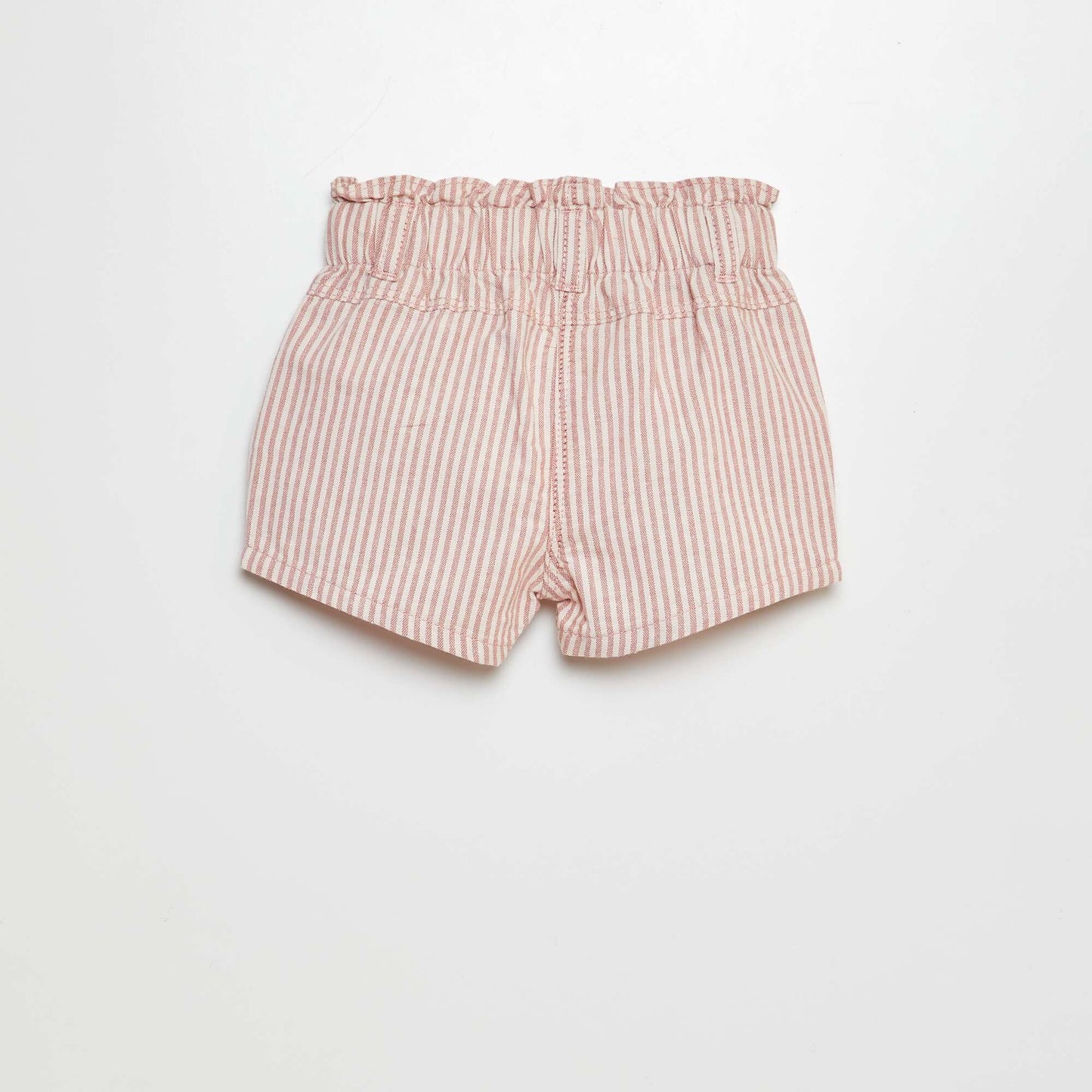 Cotton paperbag shorts WHITE