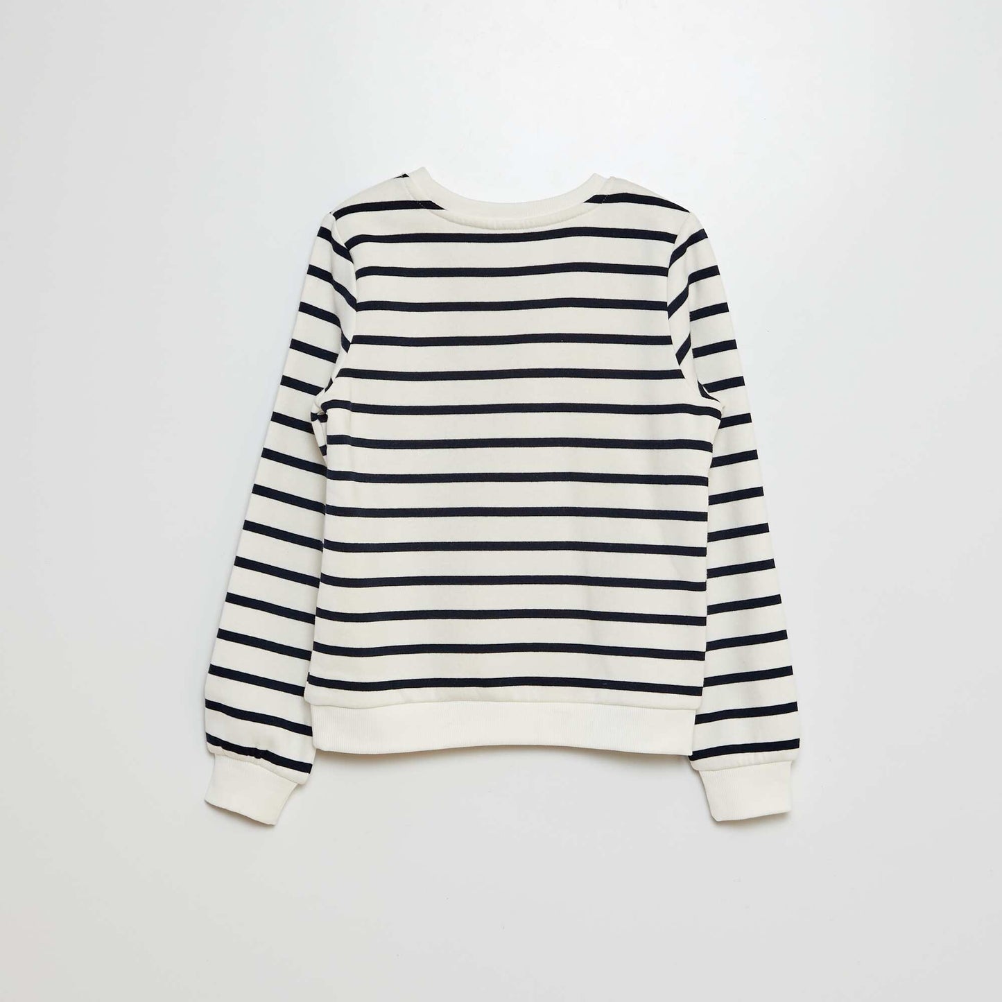 Patterned sweatshirt WHITE