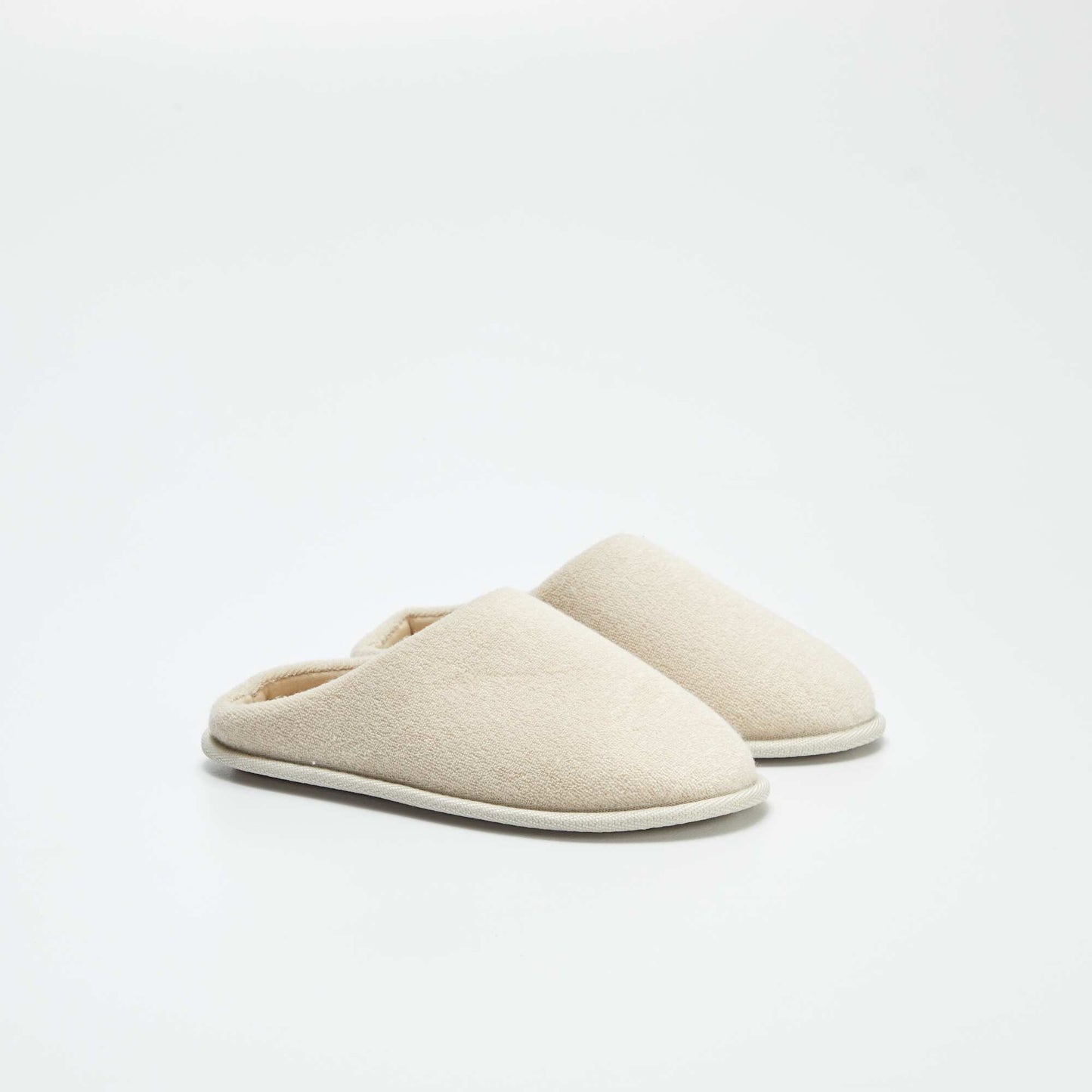 Plain mule slippers BEIGE