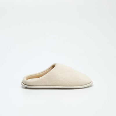 Plain mule slippers BEIGE