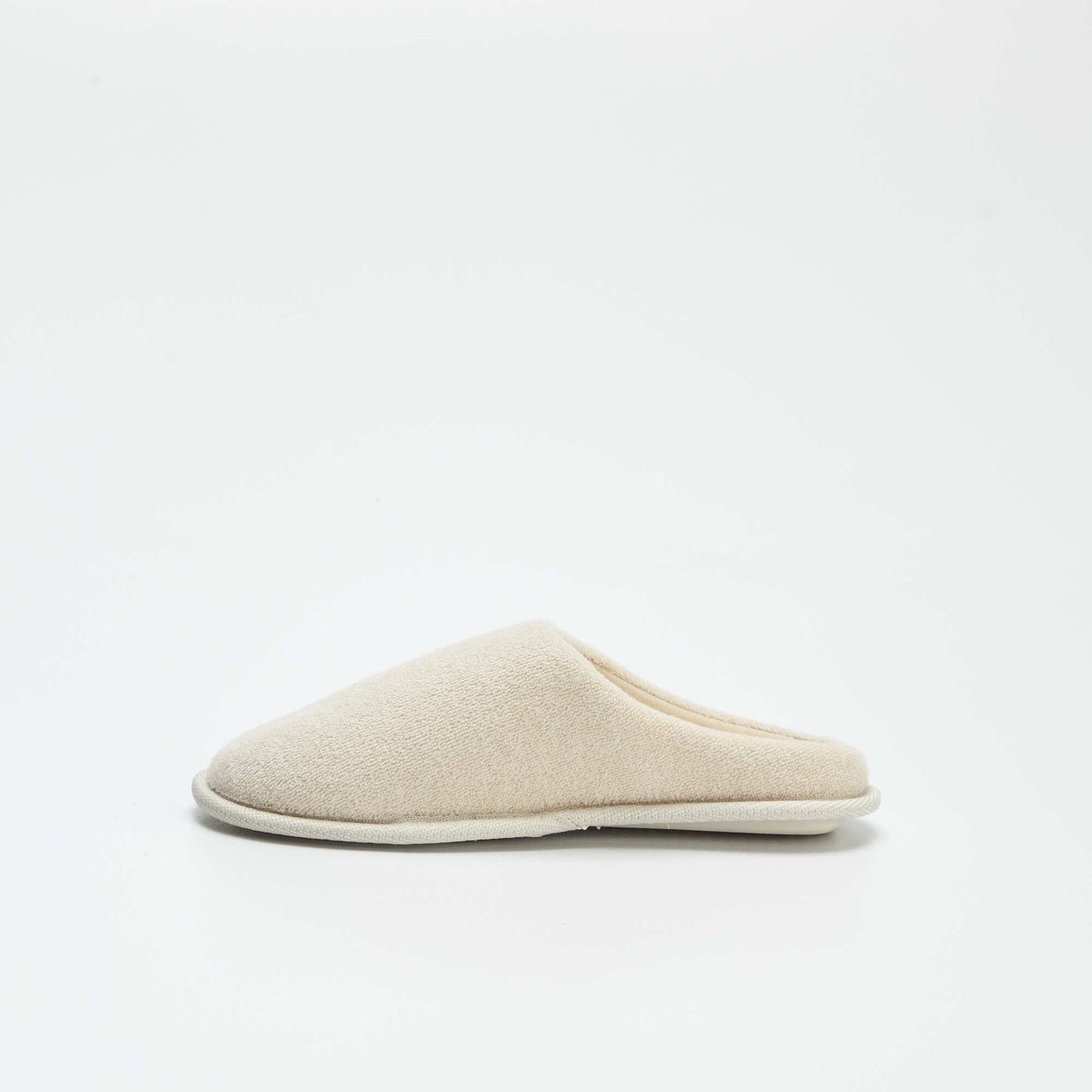 Plain mule slippers BEIGE