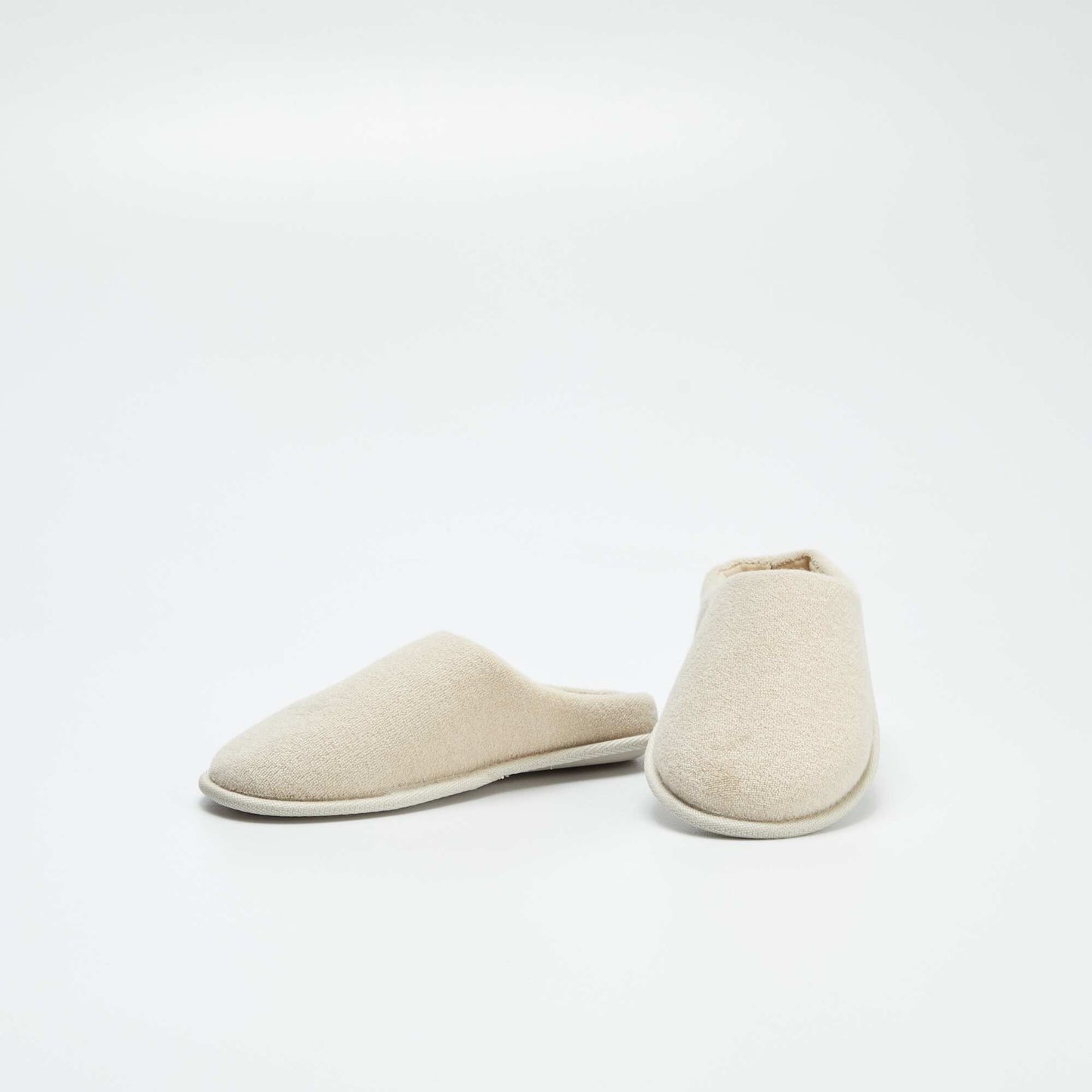 Plain mule slippers BEIGE