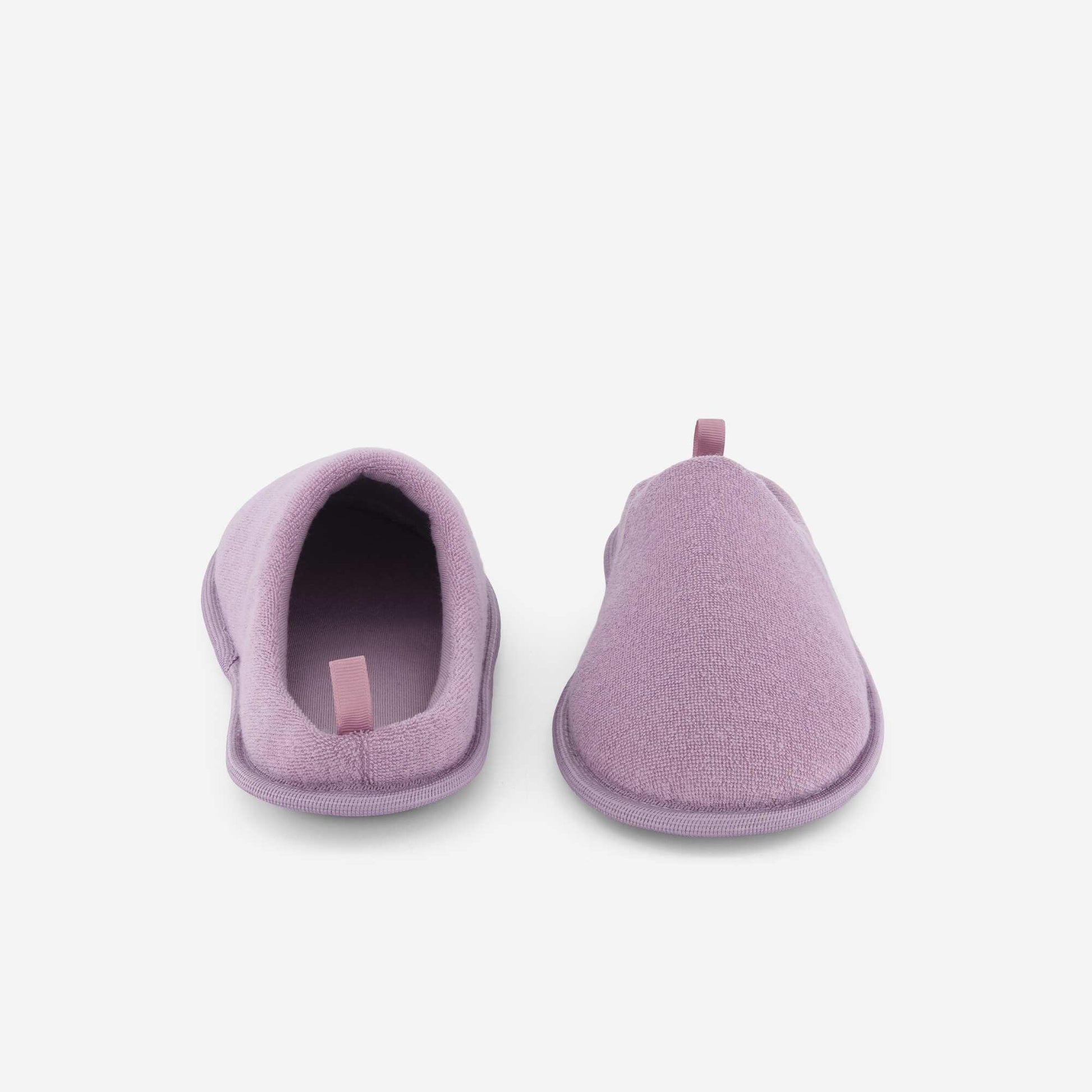 Plain mule slippers PURPLE