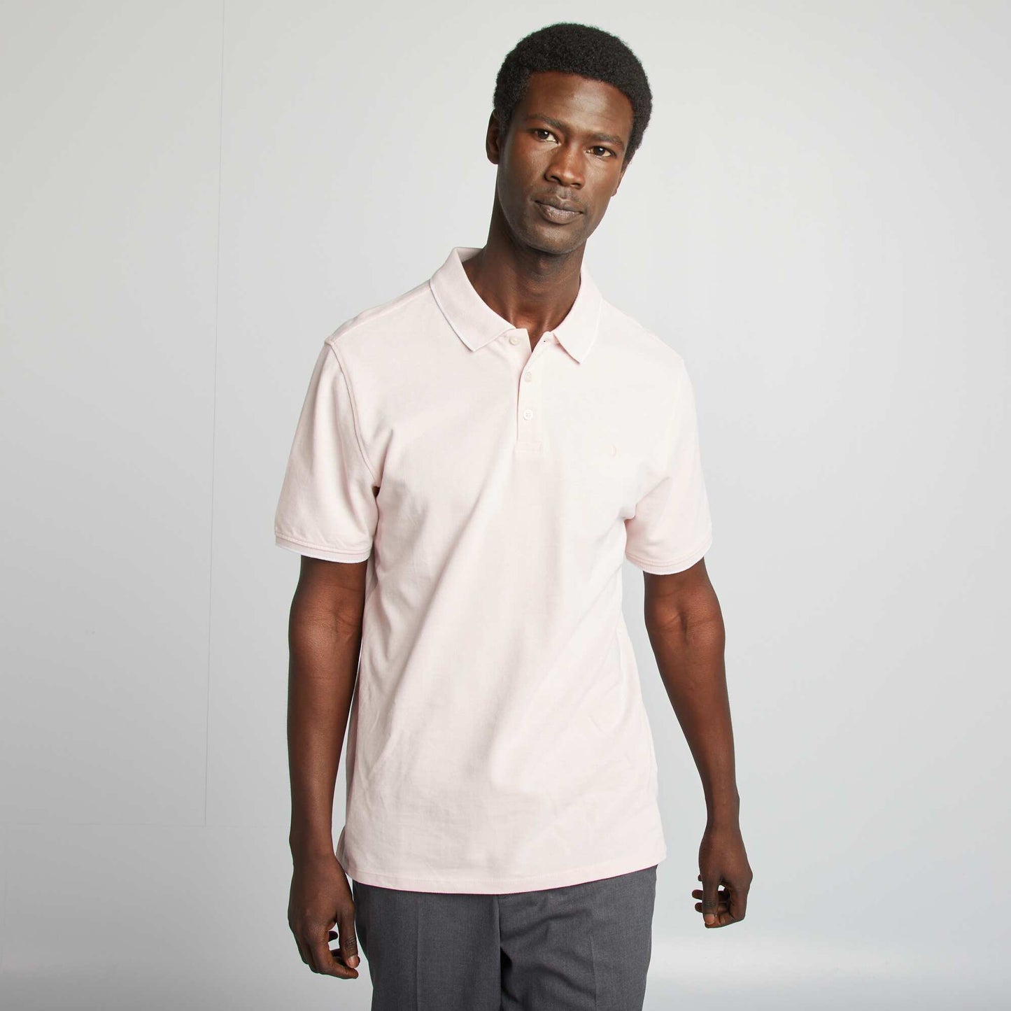 تيشرت بولو قطن بيكيه وردي