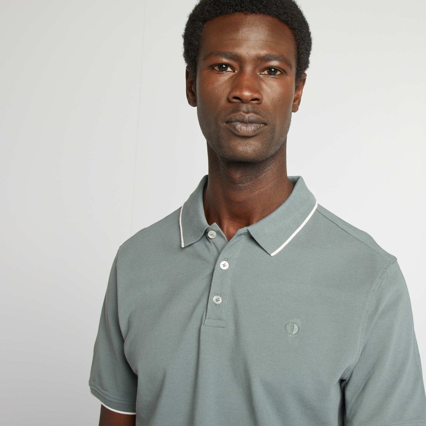 تيشرت بولو قطن بيكيه أخضر