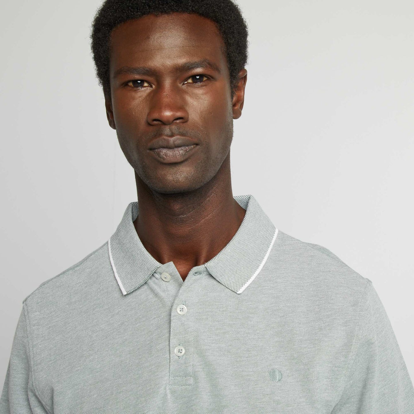 تيشرت بولو قطن بيكيه أخضر