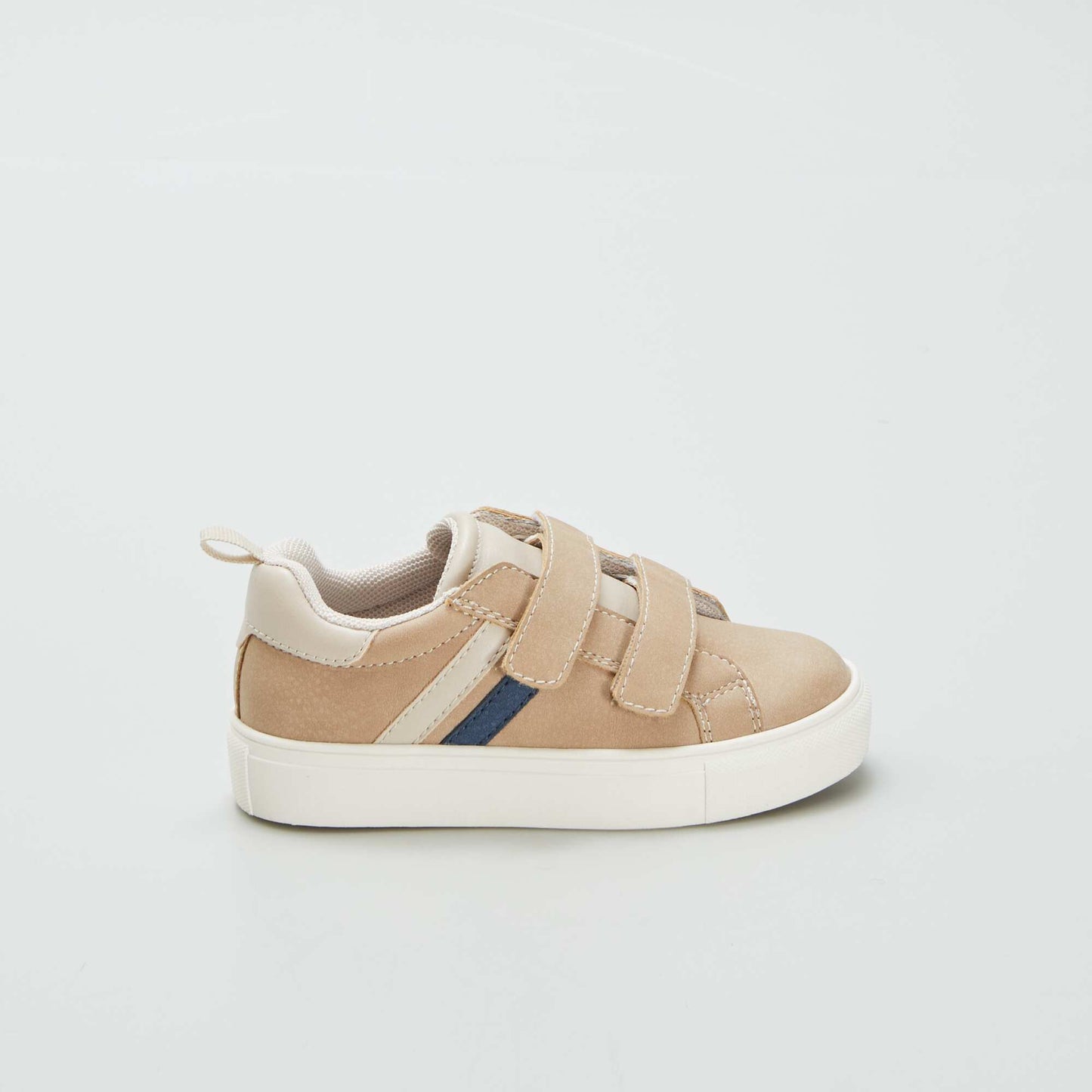 Low-top Velcro trainers BROWN