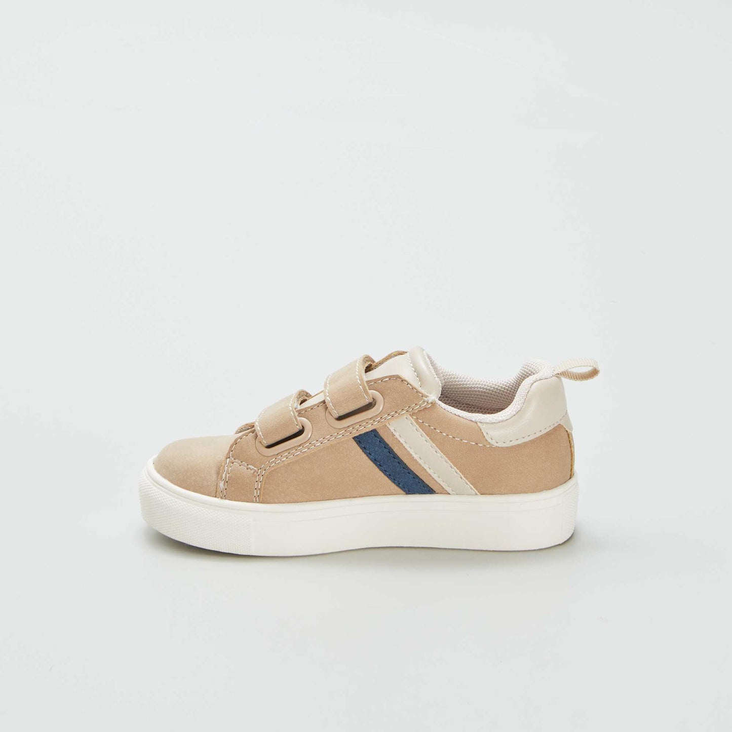 Low-top Velcro trainers BROWN